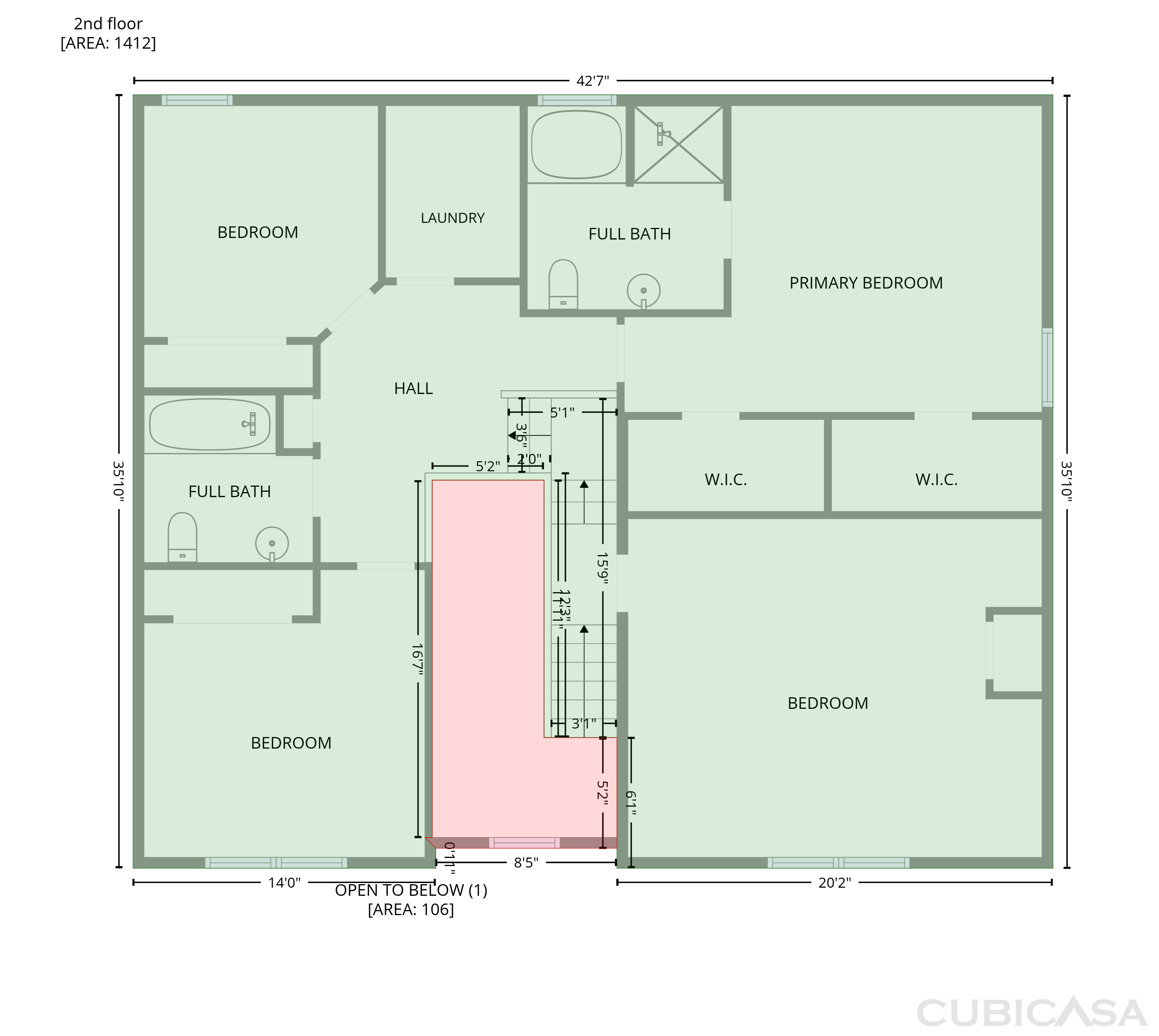 Second Floor of 8052 Brockman Ln, Nashville, TN