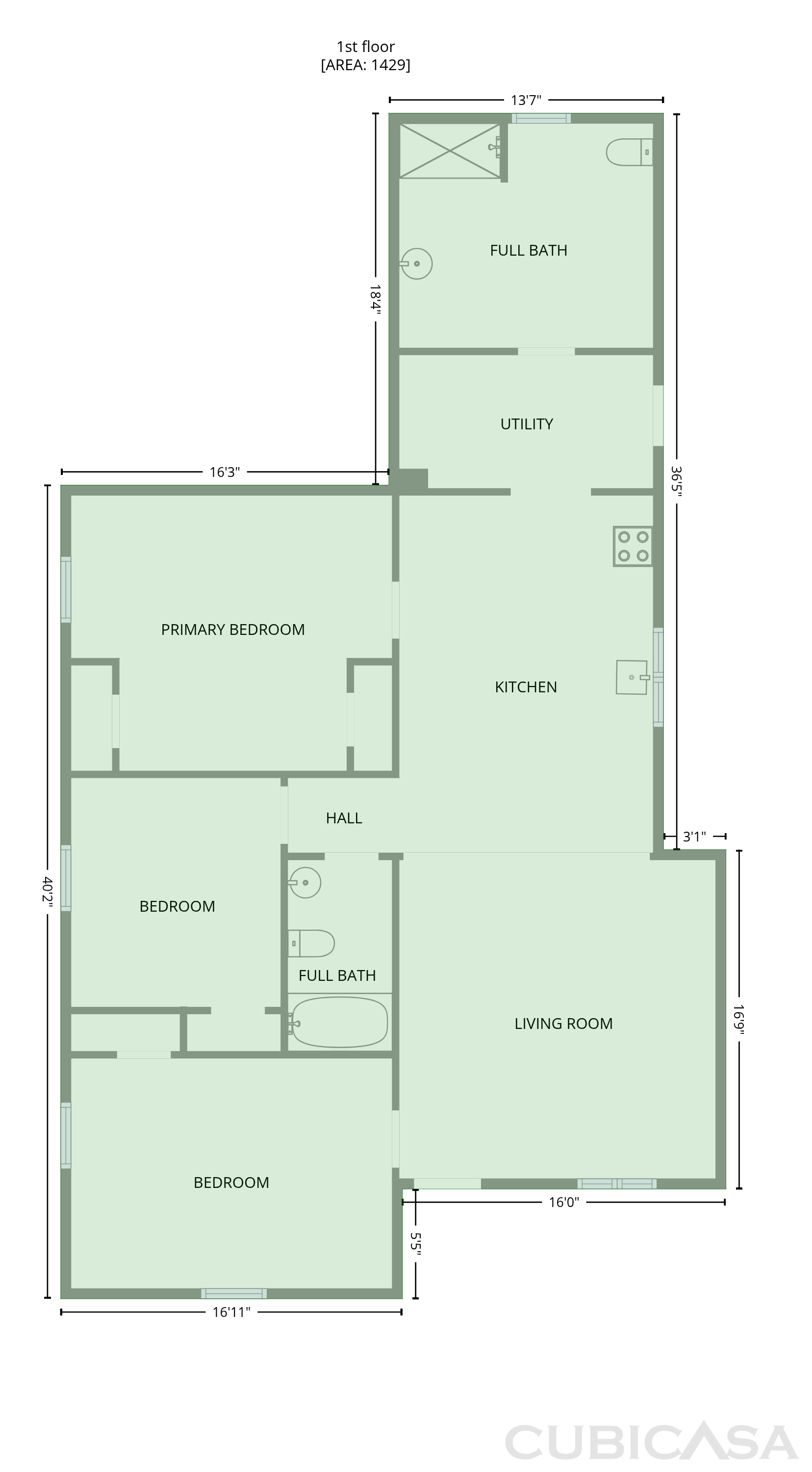 Main Floor of 114 S Pleasant St, Milroy, IN
