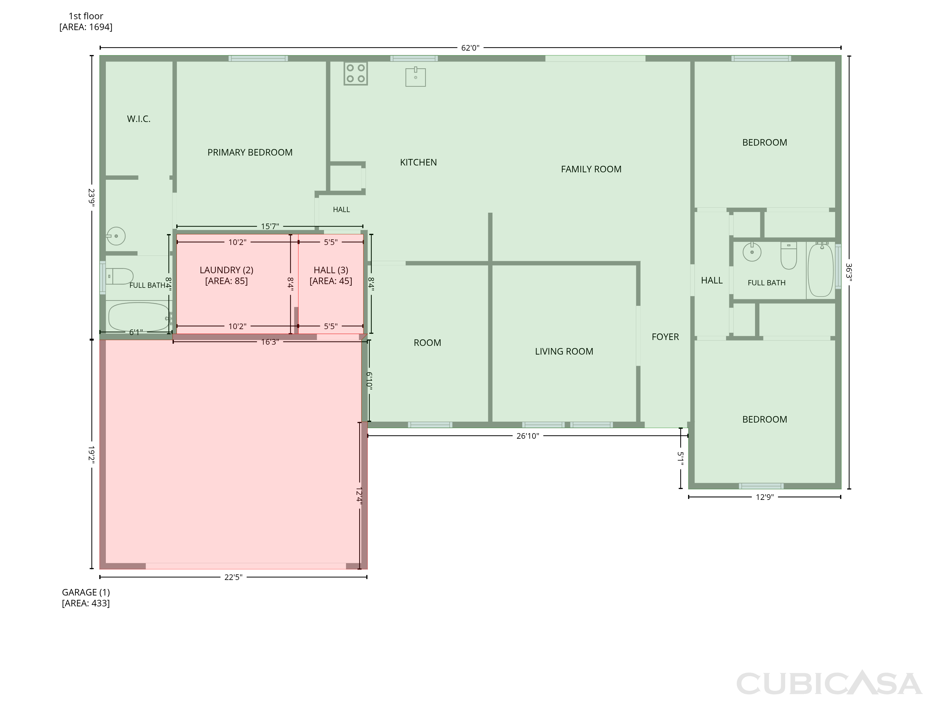 Main Floor of 1711 Avant St, Valrico, FL