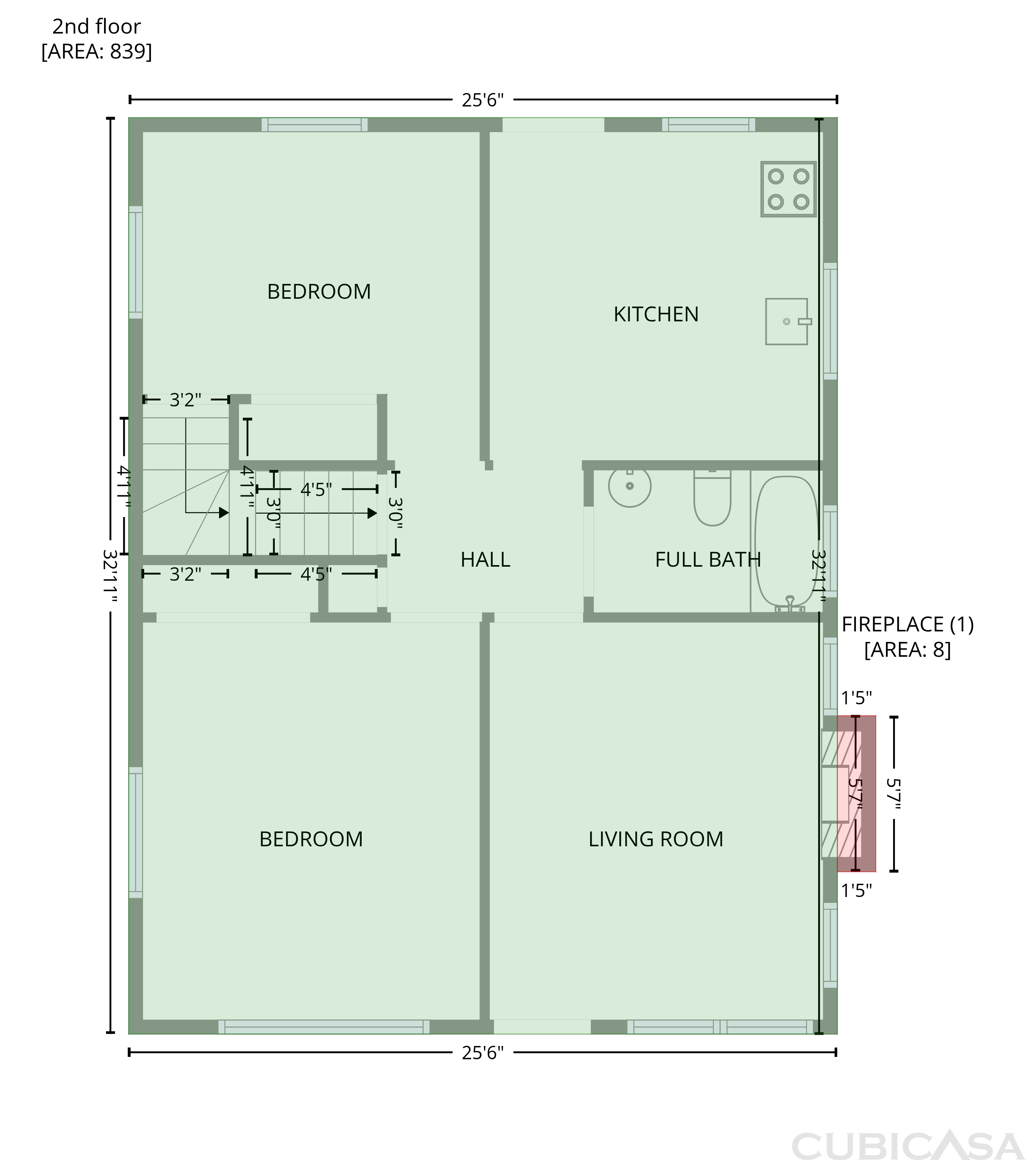 Second Floor of 5363 Reber Pl, Saint Louis, MO
