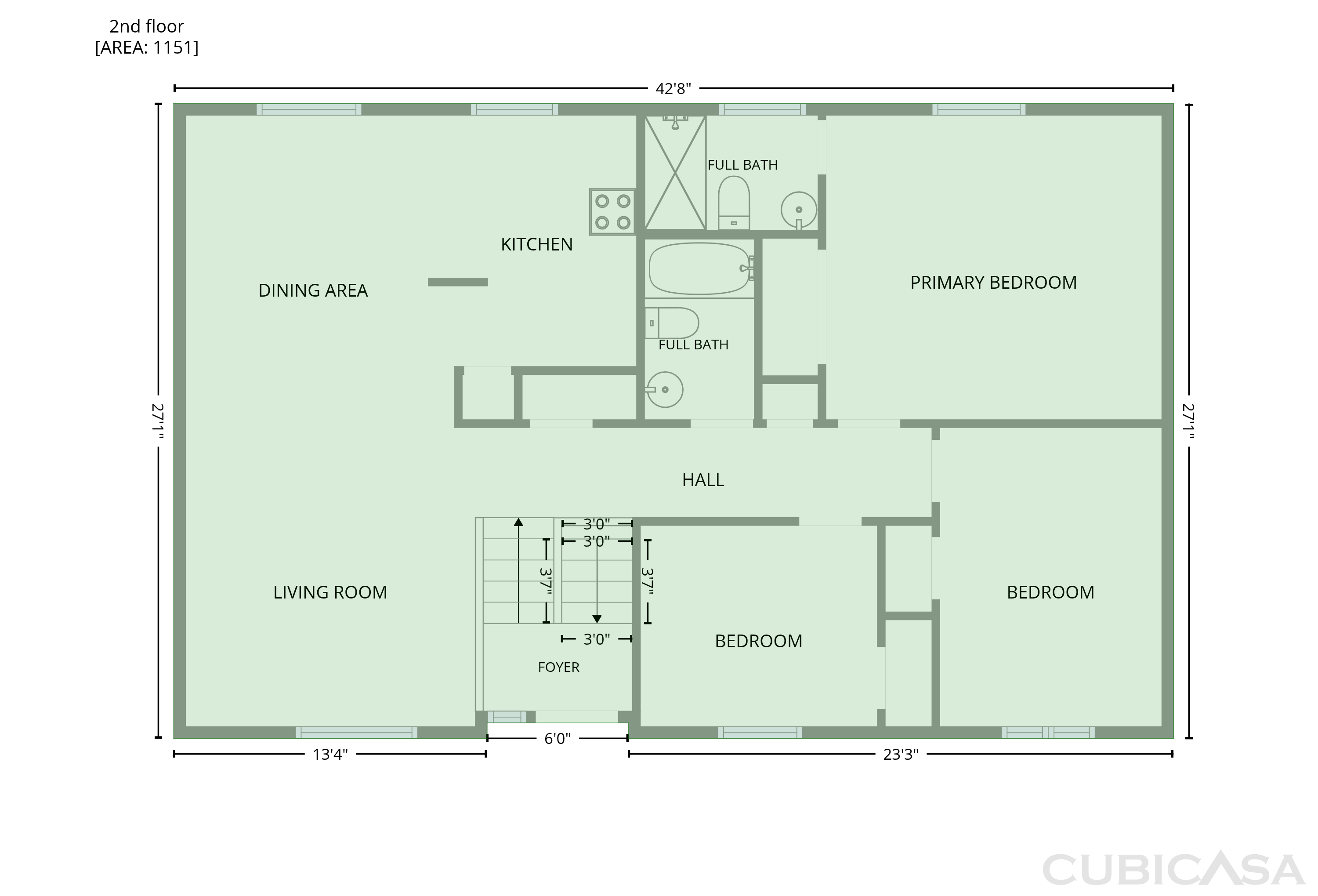 Second Floor of 165 Splitwood Ln, Fairburn, GA