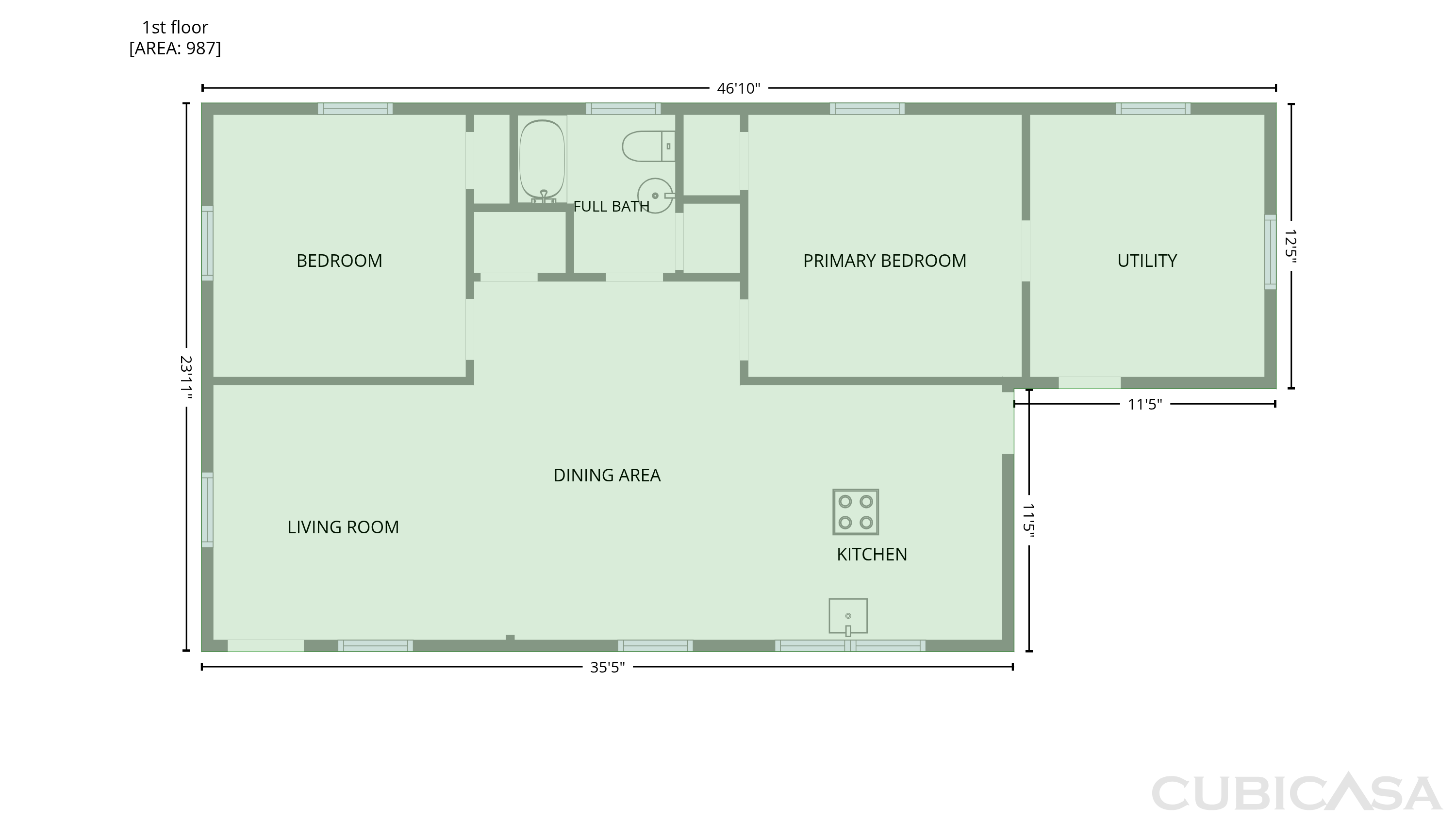 Main Floor of 101 Craig St, Stanley, NC