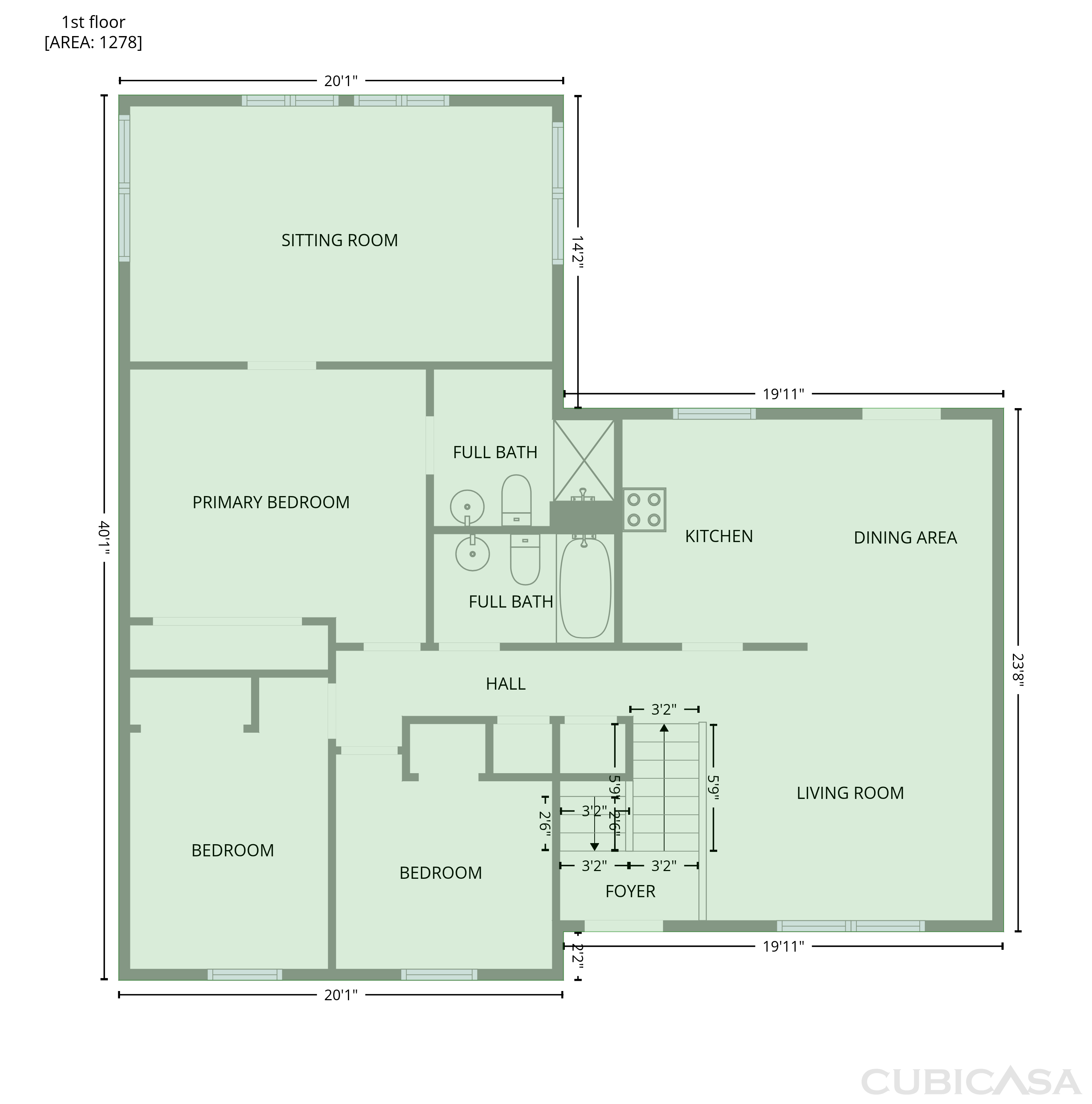 Second Floor of 6910 Troon Way, Indianapolis, IN