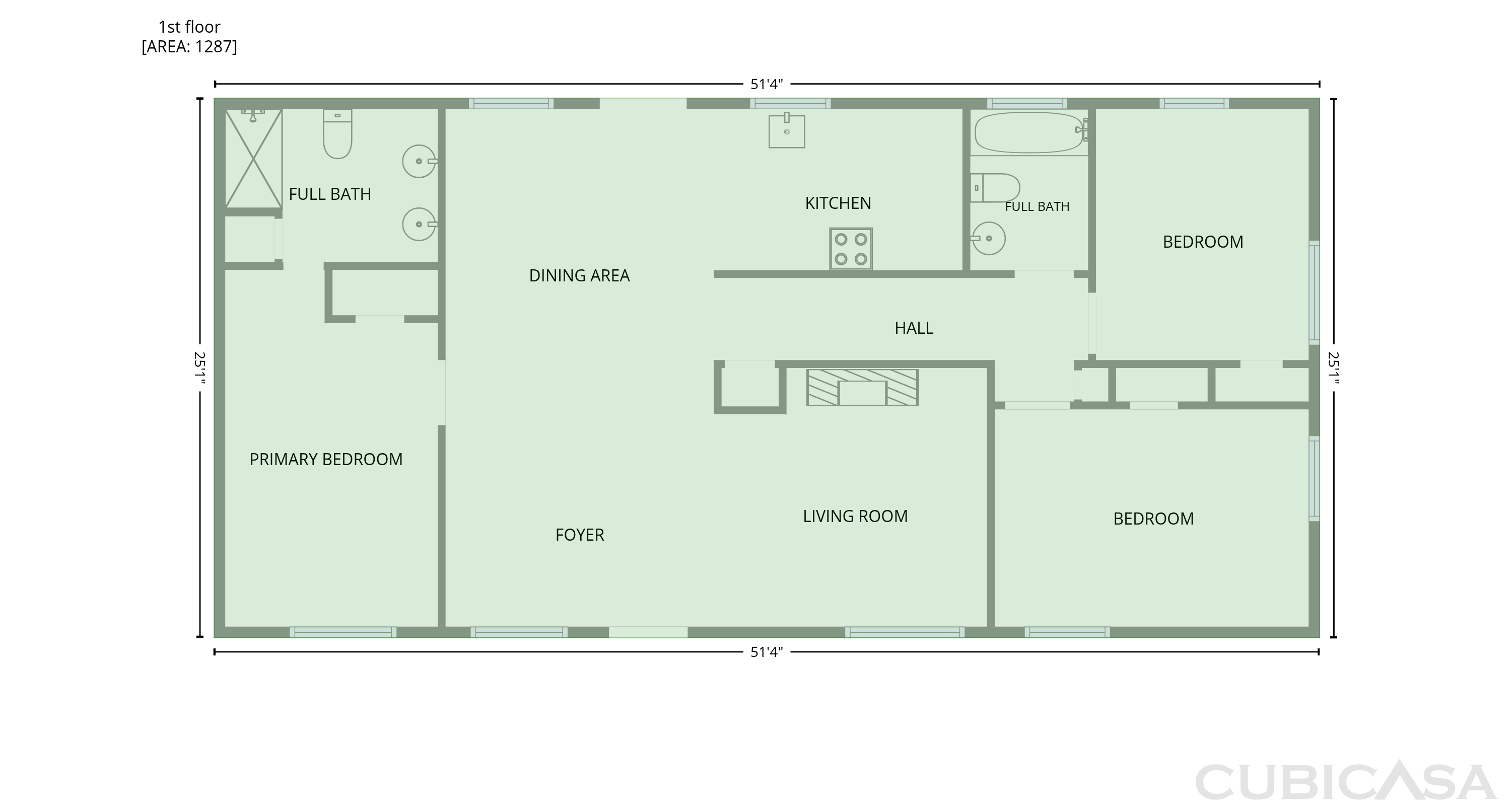 Main Floor of 1621 S Bristol Ave, Tucson, AZ