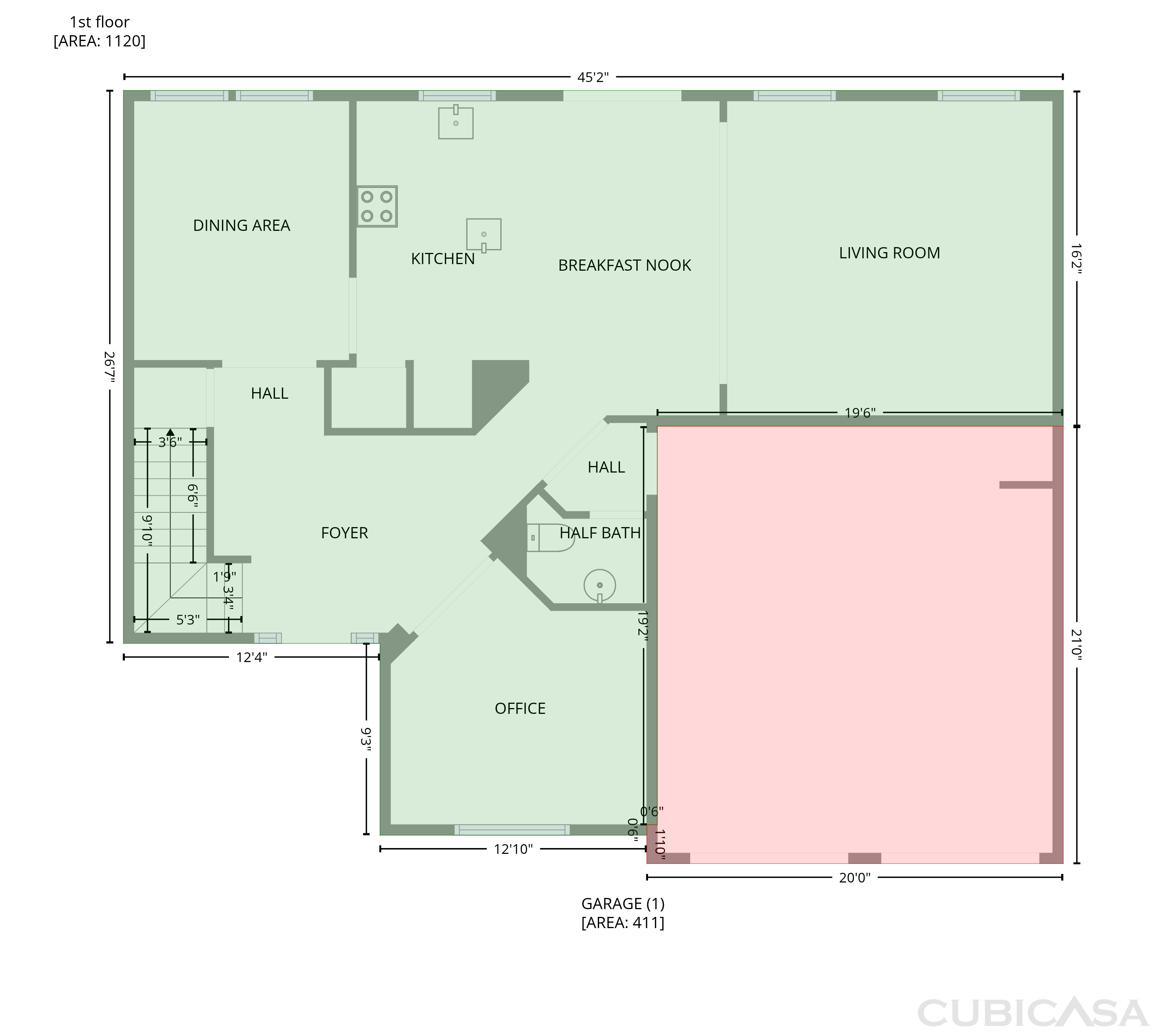 Main Floor of 208 Autumn Trl, Acworth, GA