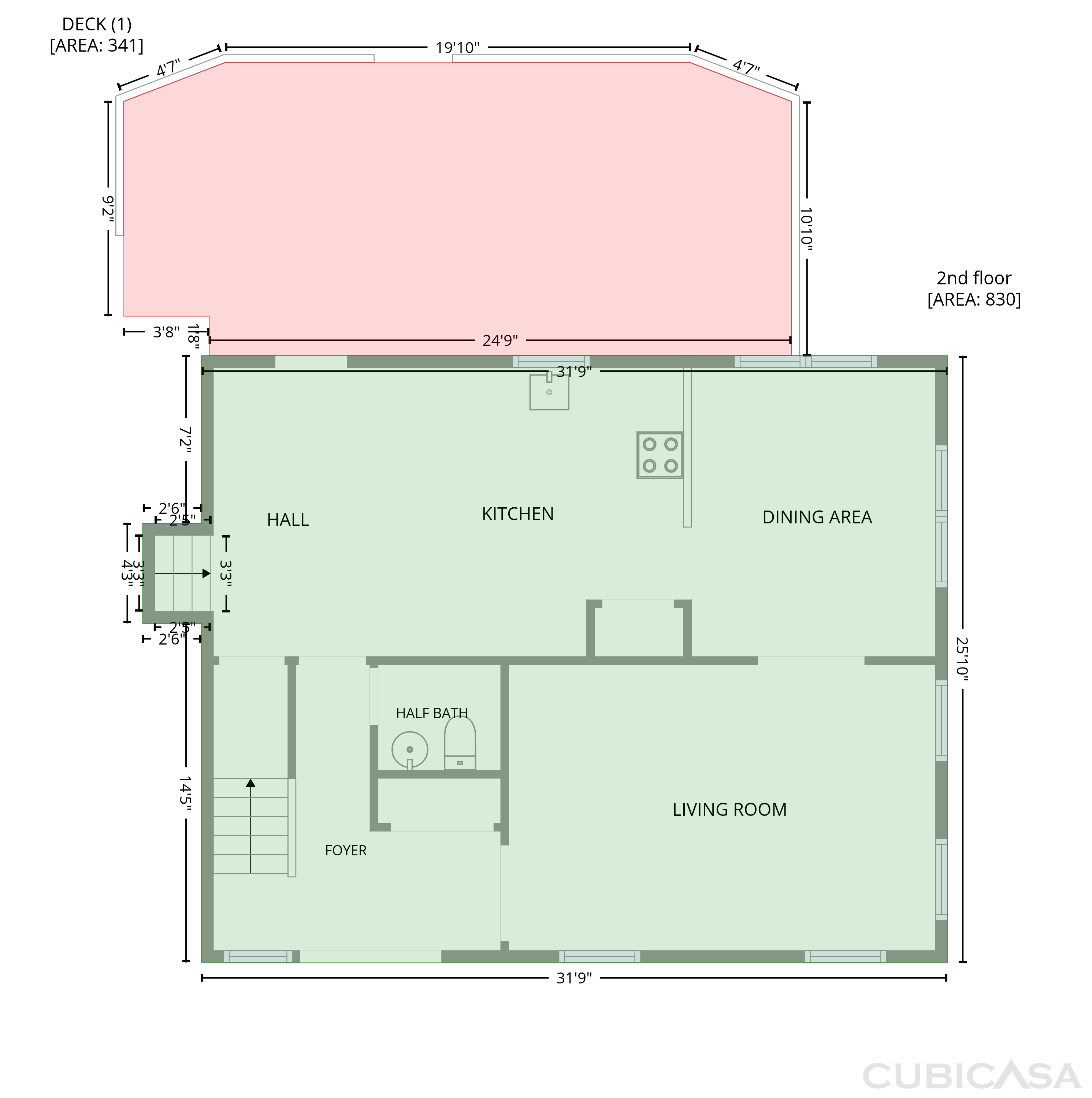 Second Floor of 101 Bonito Dr, Yorktown, VA