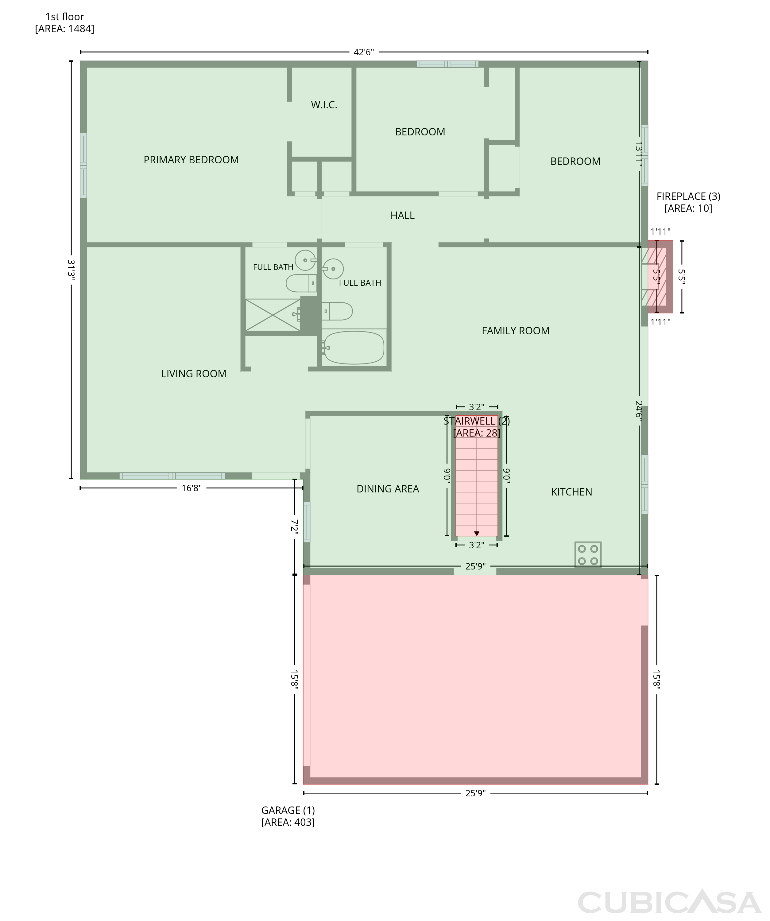 Second Floor of 742 Foxwick Dr, Ballwin, MO