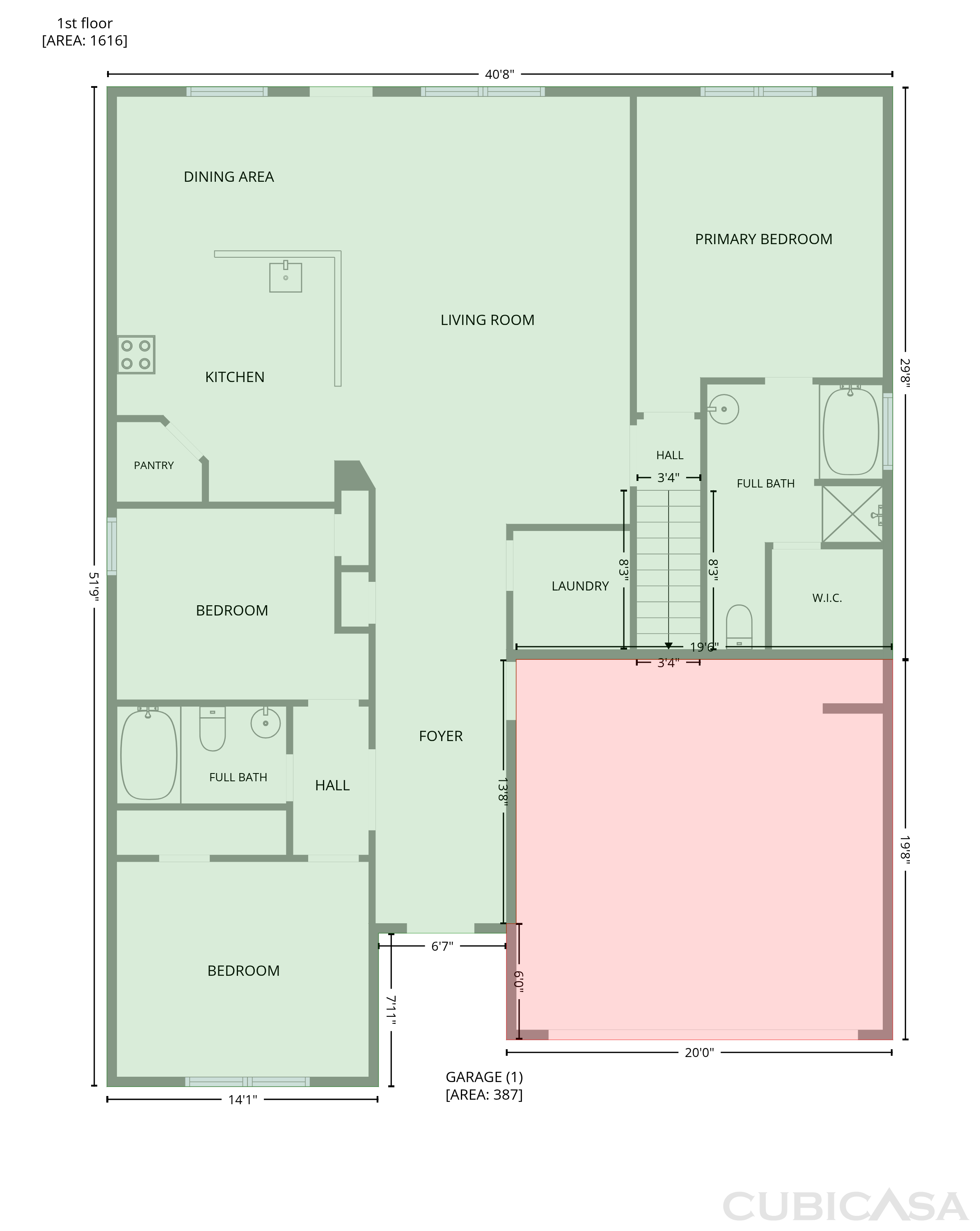 Main Floor of 1007 Haley St, Macon, GA
