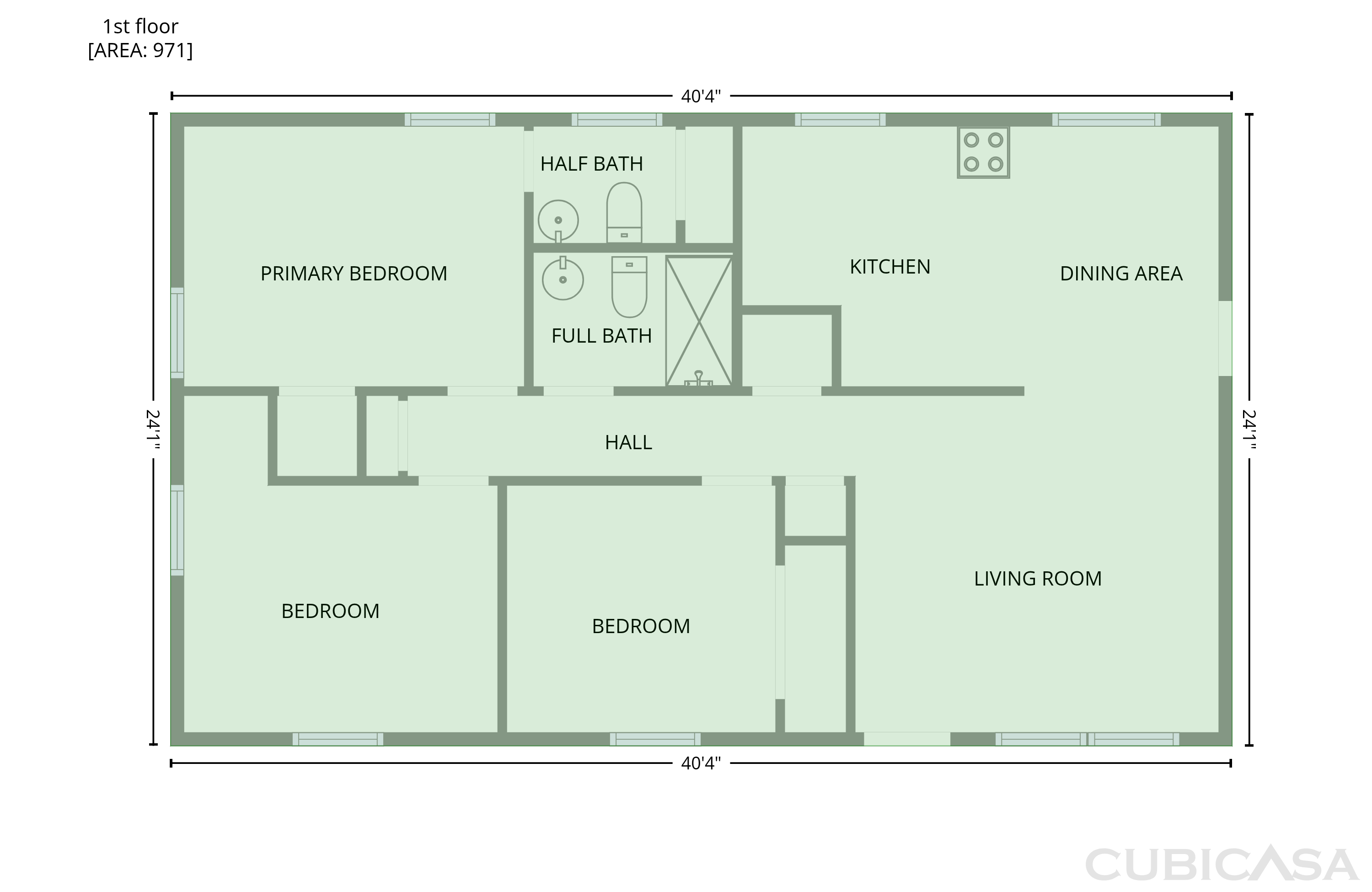 Main Floor of 4043 Larkspur Pl, Winston Salem, NC