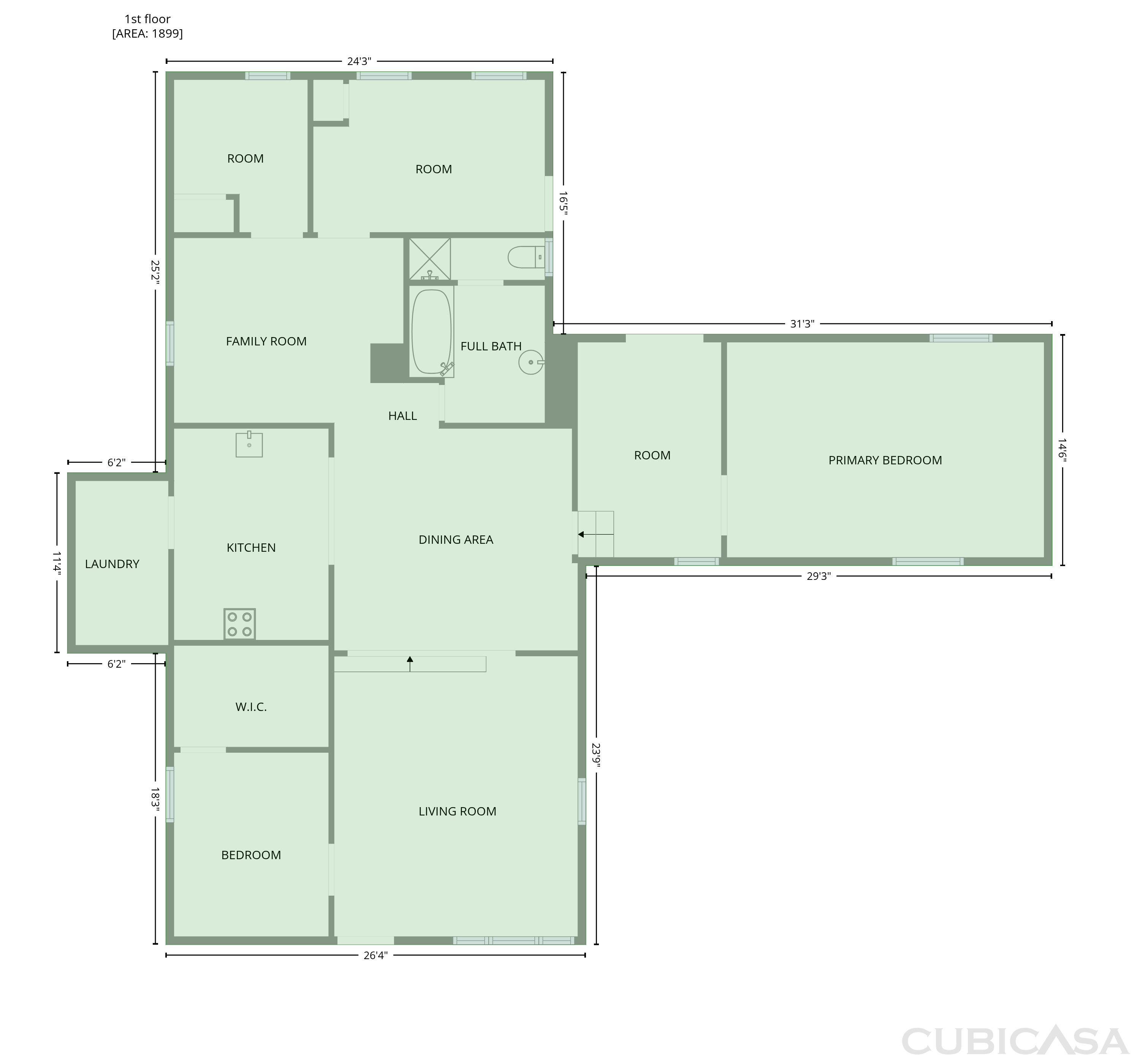 Main Floor of 20509 E Reno Ave, Harrah, OK