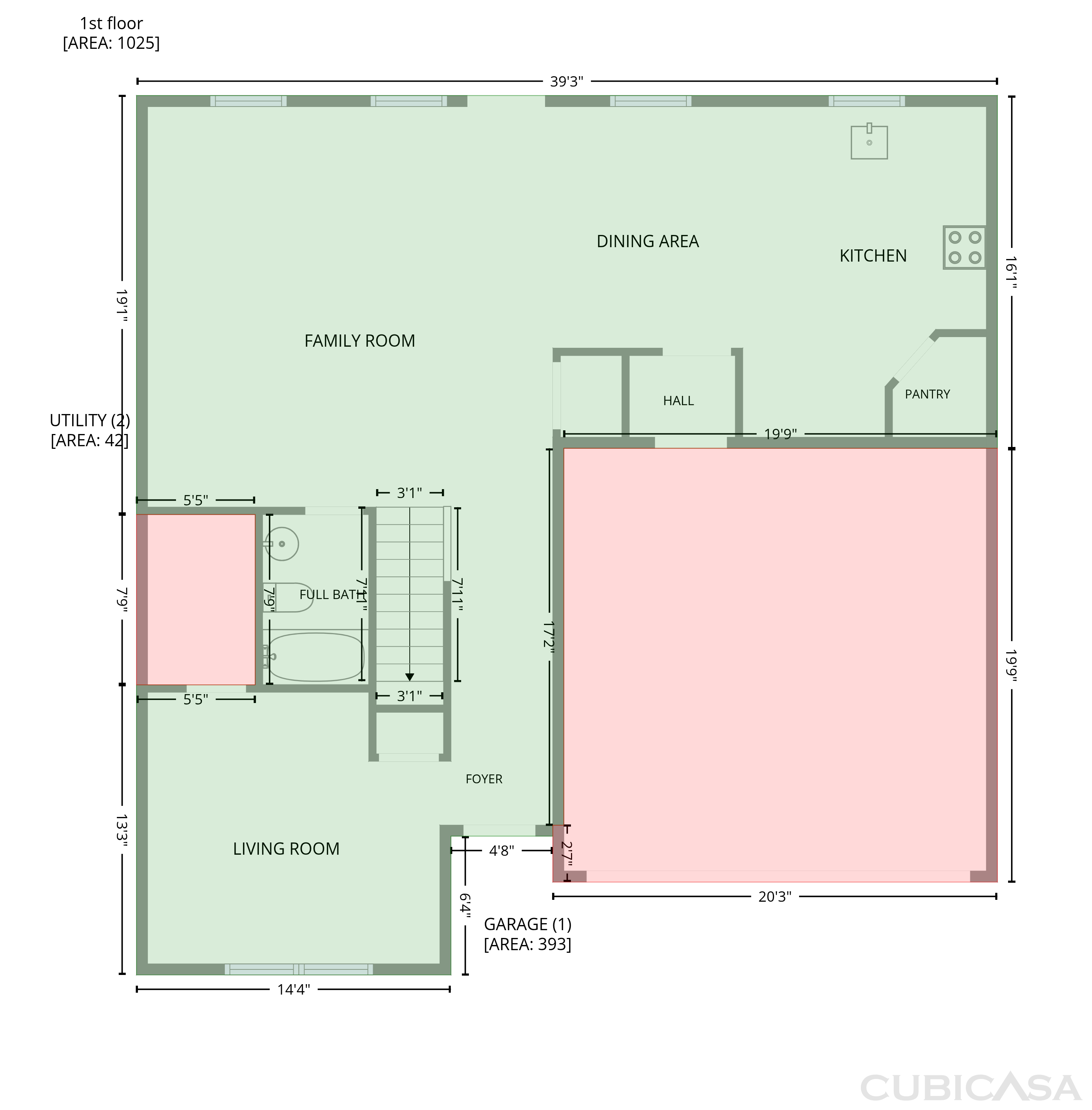 Main Floor of 317 Genoa Rd, Commercial Point, OH