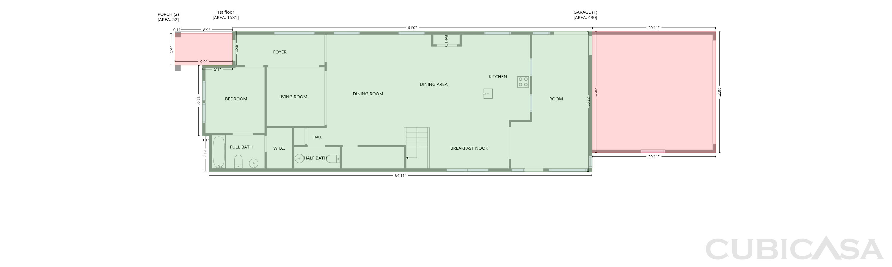 Main Floor of 13720 Stevenson Ln, Odessa, FL