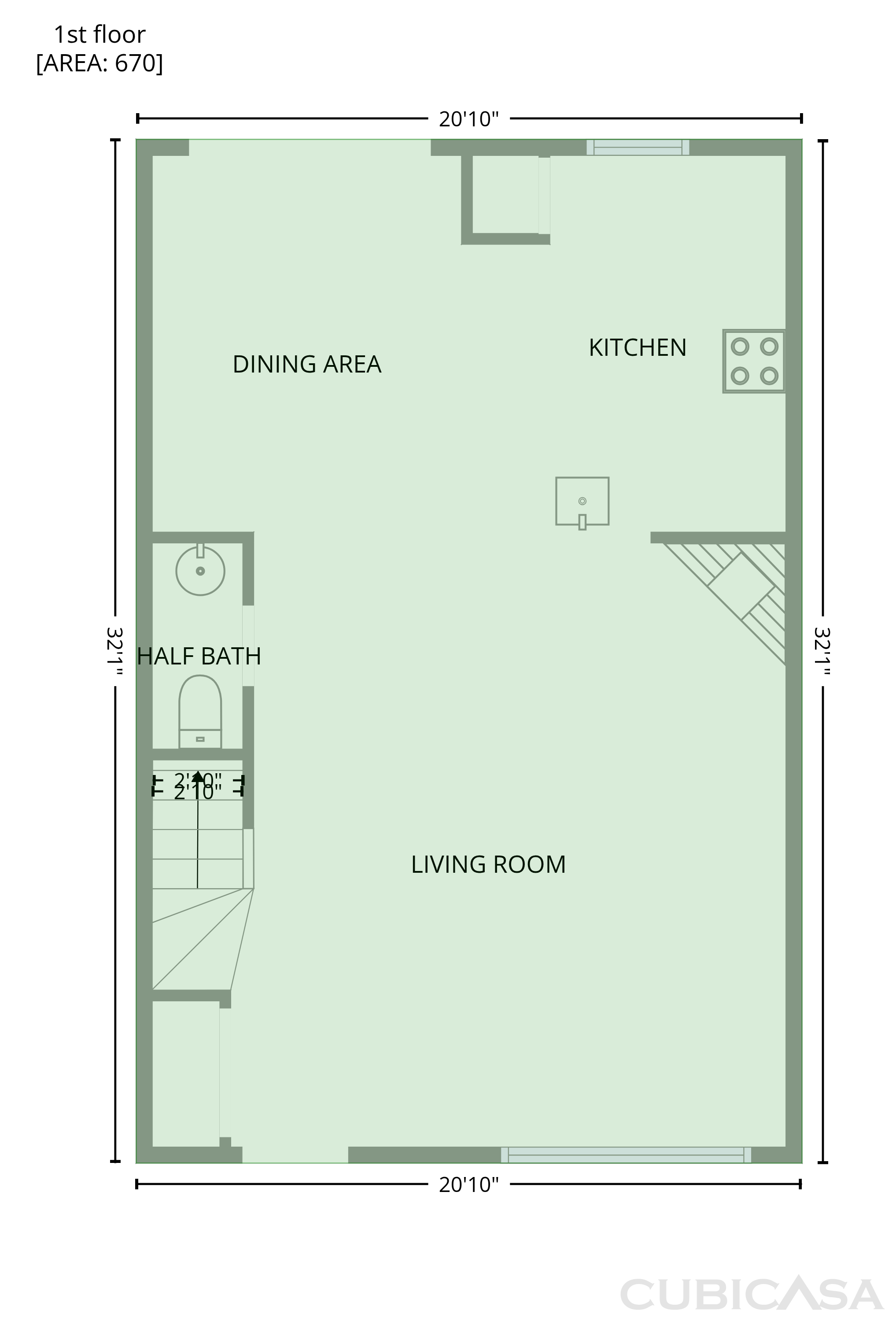 Main Floor of 5111 Brooke Lauren Ln, Raleigh, NC