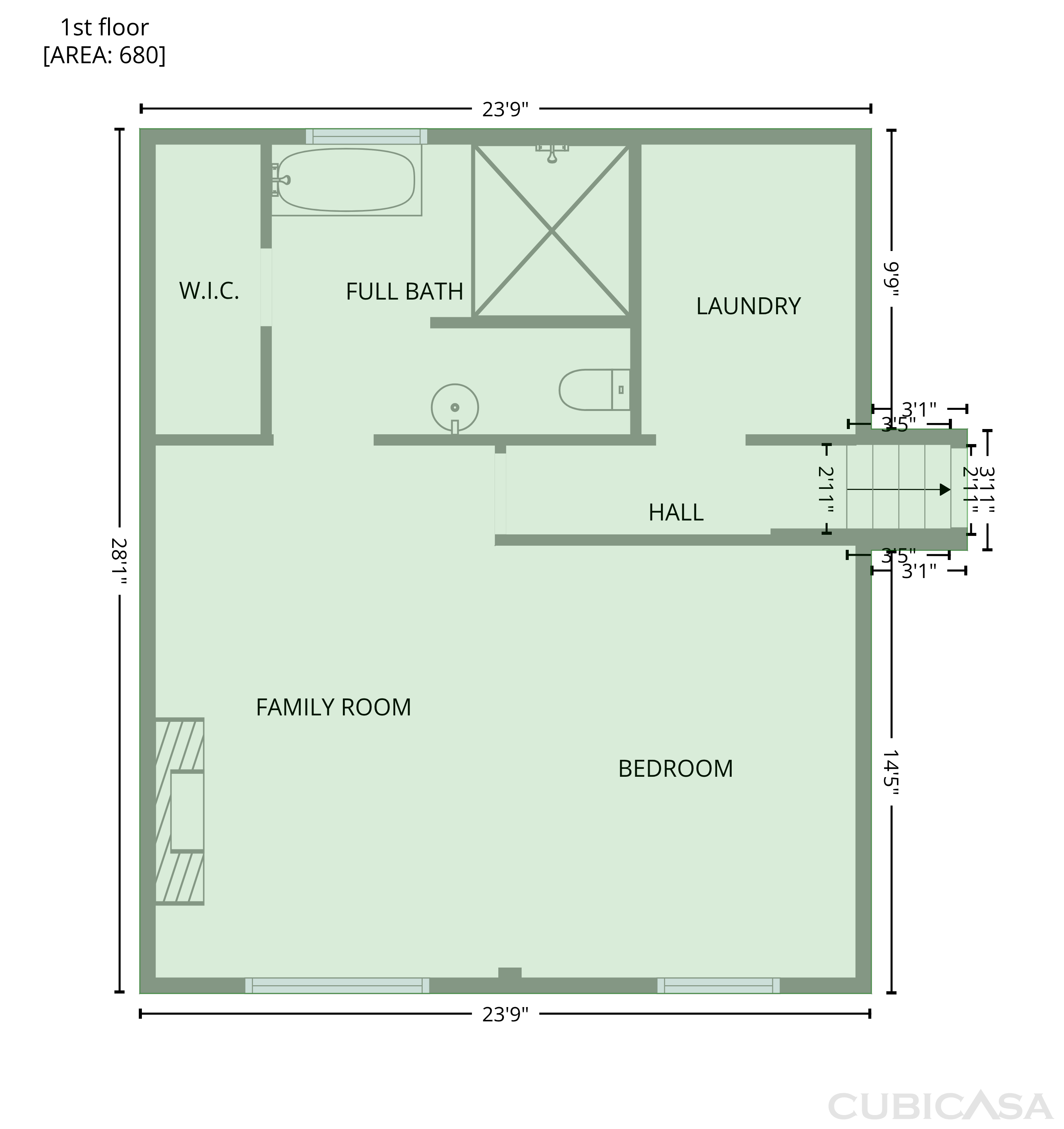 Main Floor of 1239 Ashbrook Dr, Lawrenceville, GA