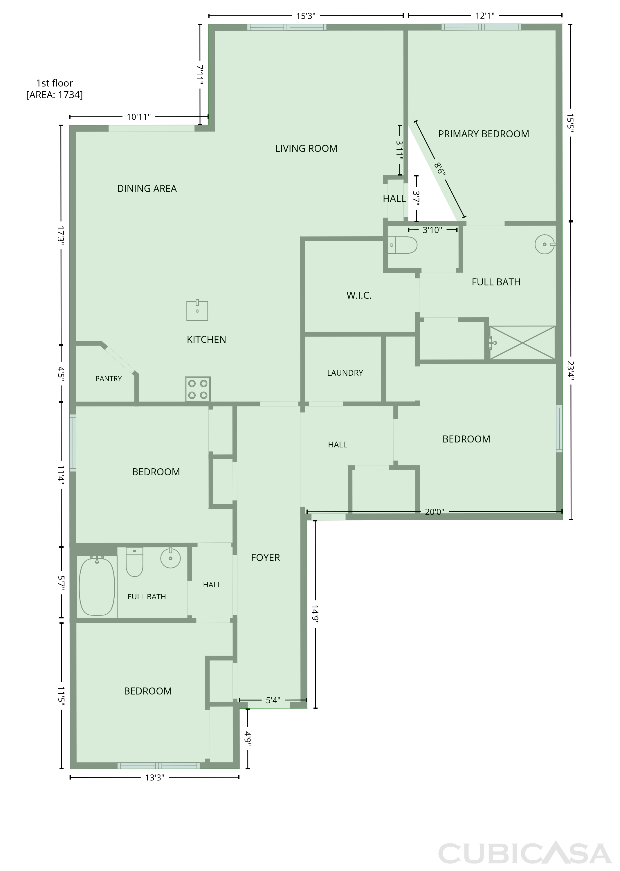 Main Floor of 190 Point Pleasant Rd, Deland, FL