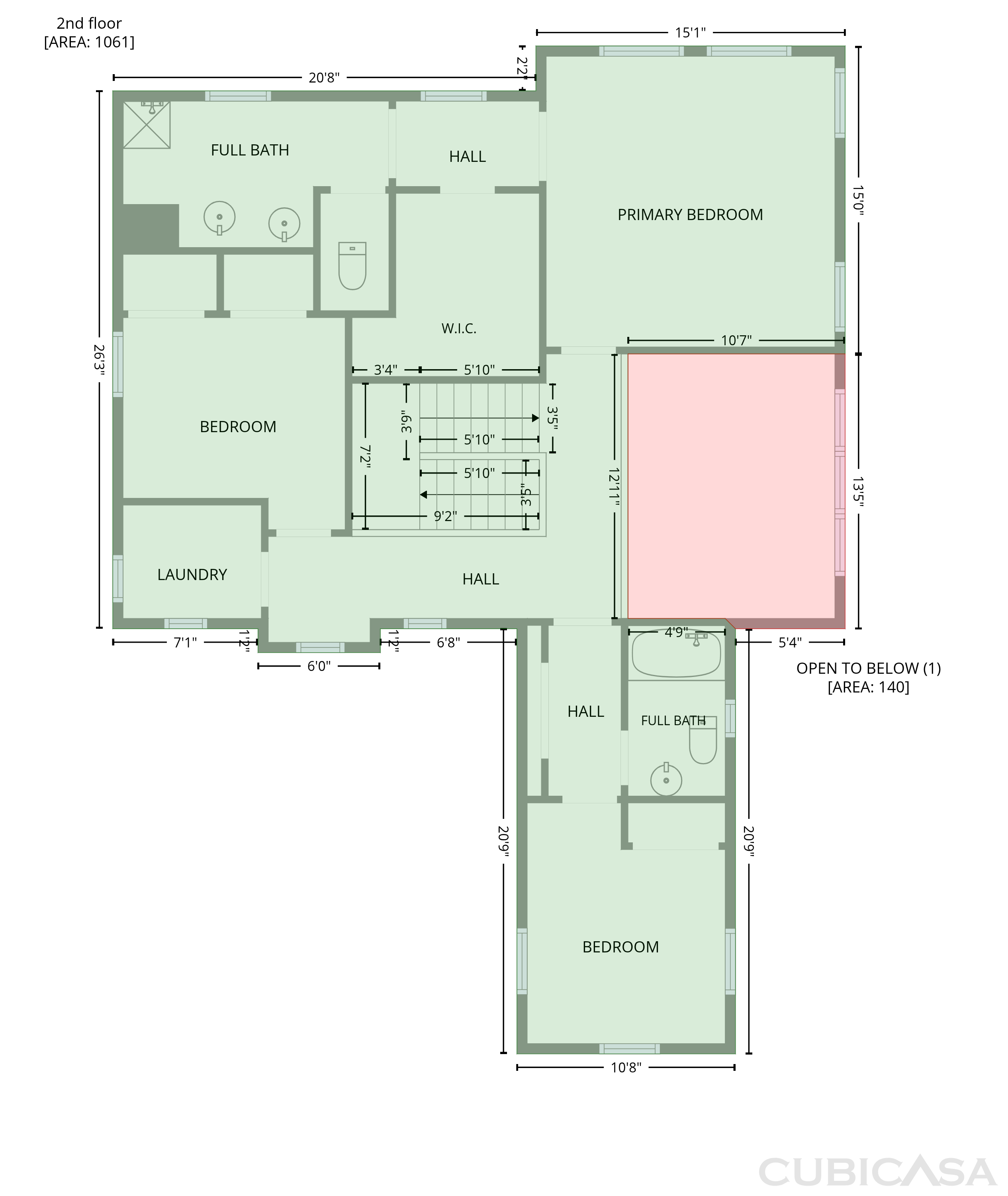 Second Floor of 2138 Shady Forest Way, Stockton, CA