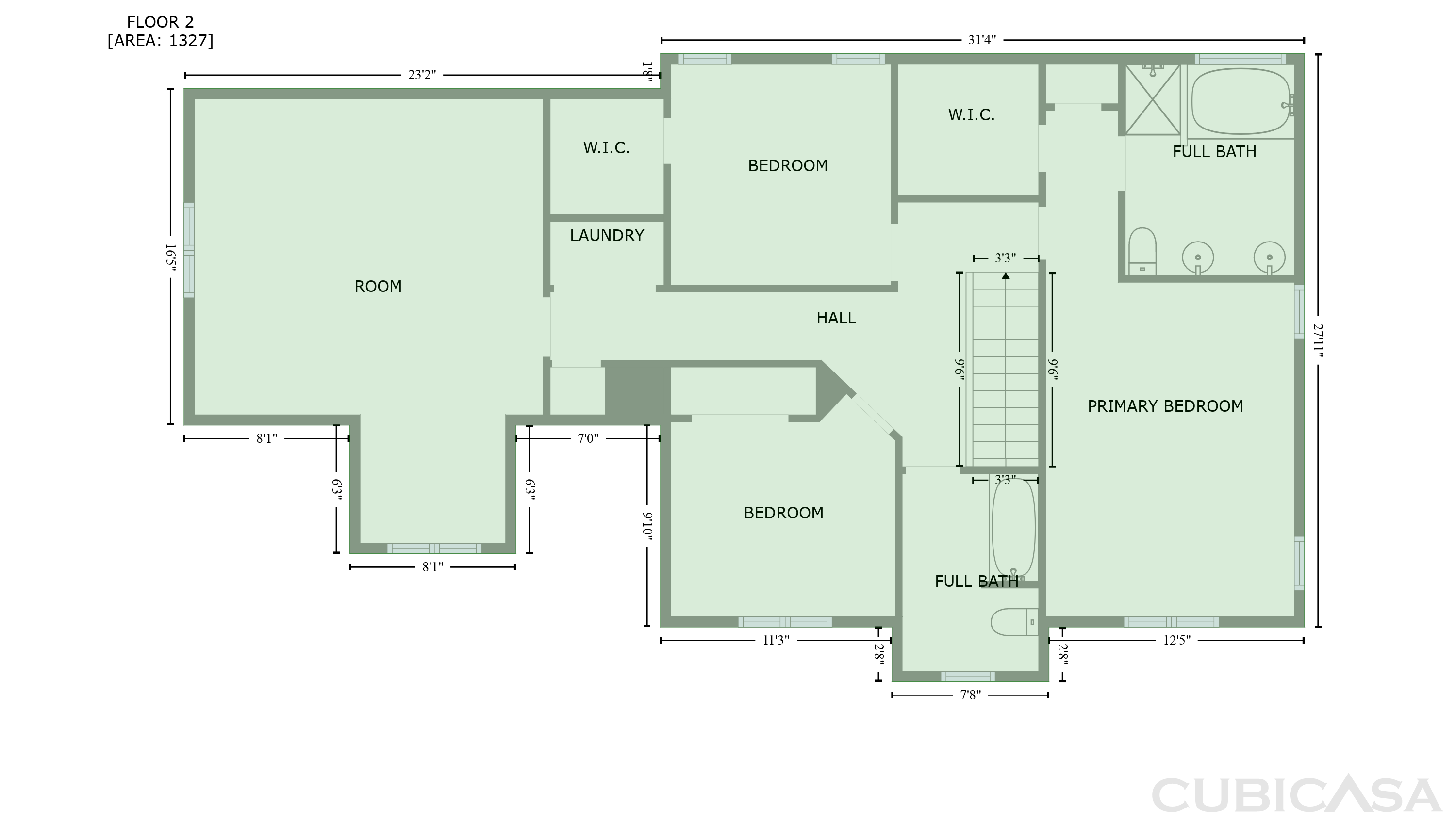 Second Floor of 517 Hidden Cellars Dr, Holly Springs, NC