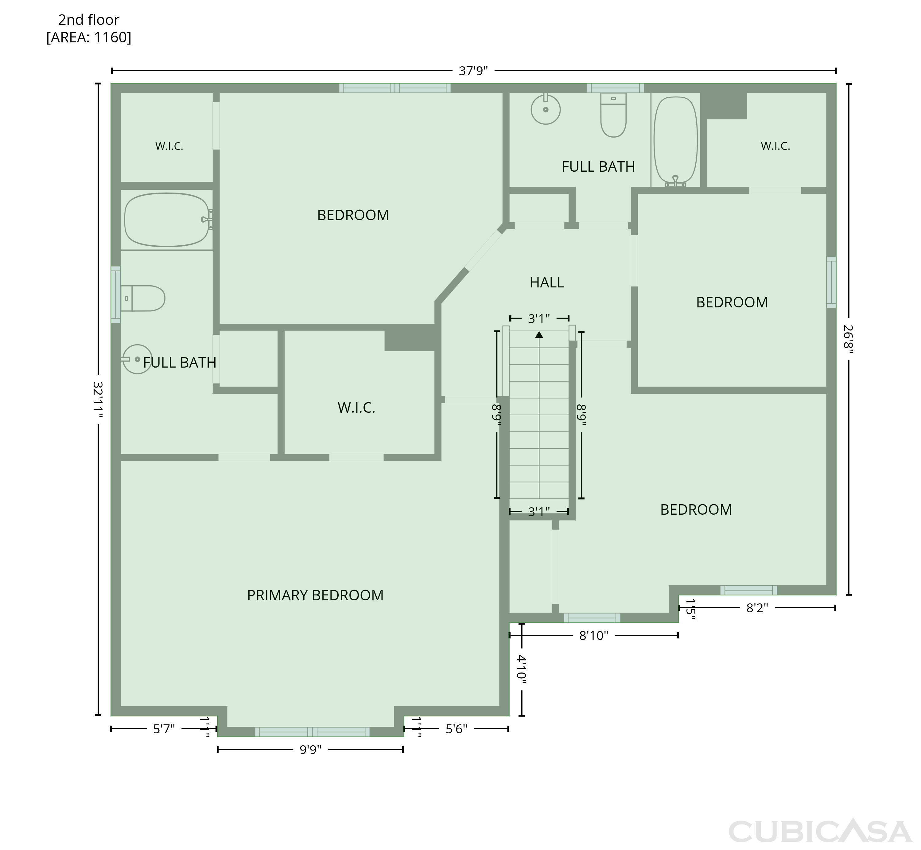Second Floor of 5714 Waverly Lynn Ln, Charlotte, NC