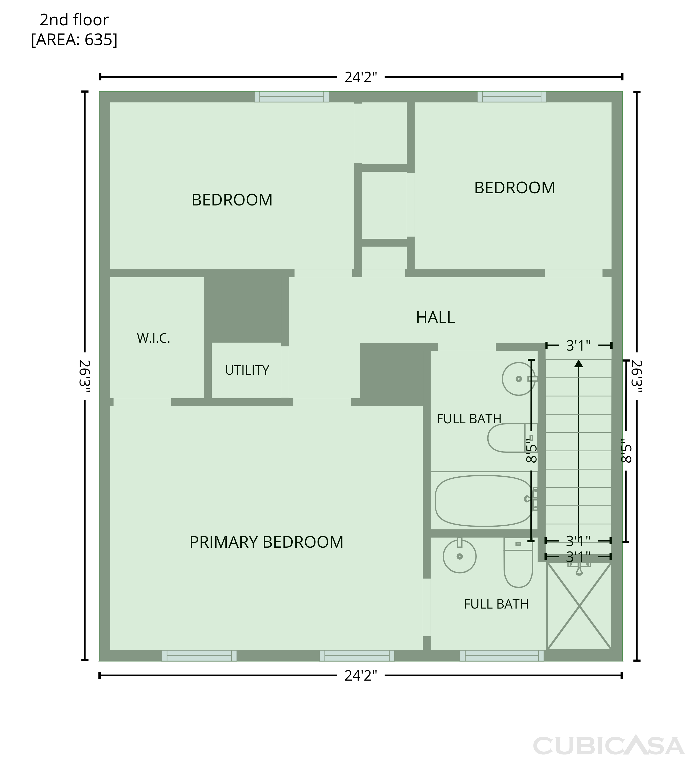 Second Floor of 2029 Buffalo Way, Durham, NC