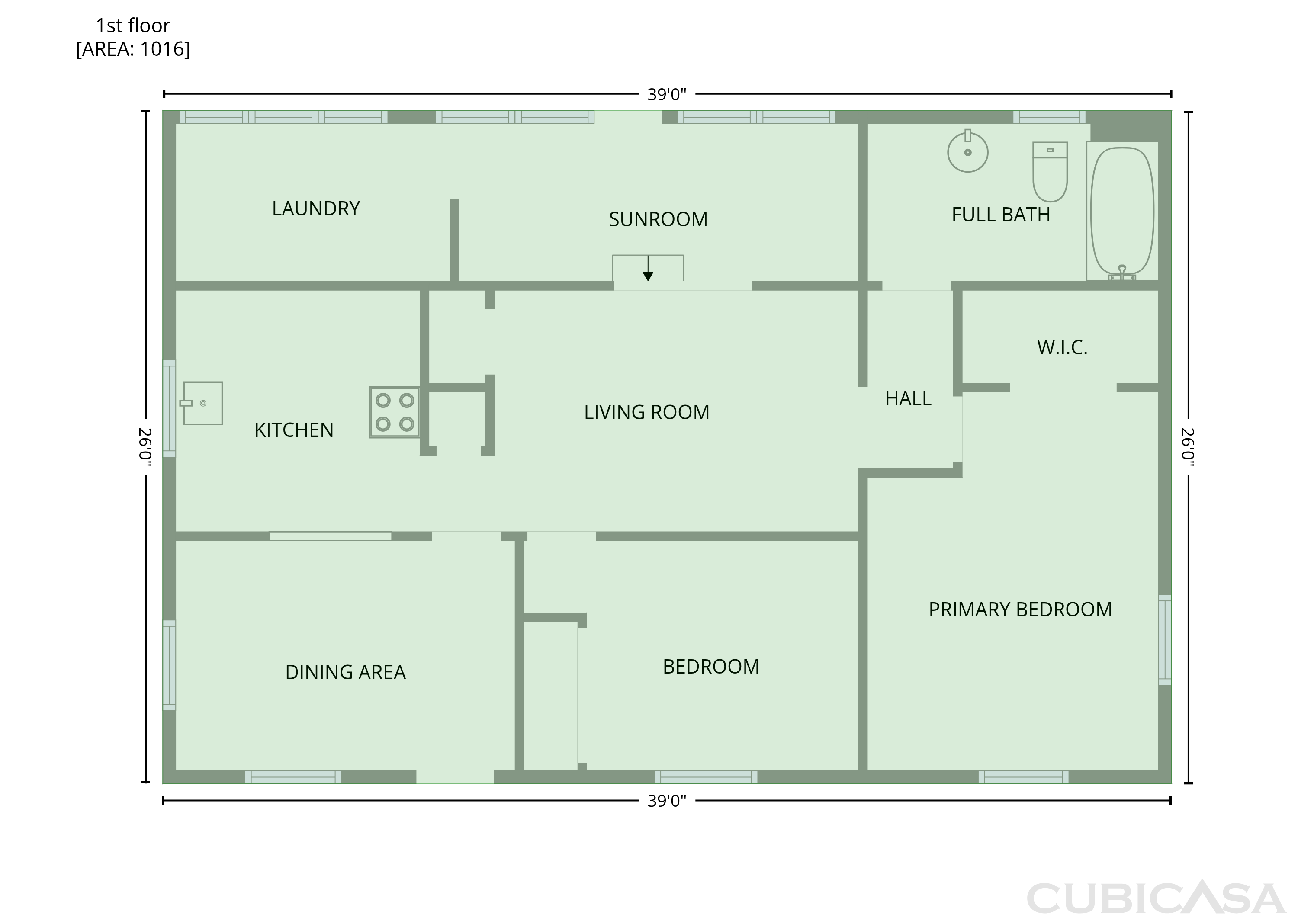 Main Floor of 1385 Bender Ave, Daytona Beach, FL