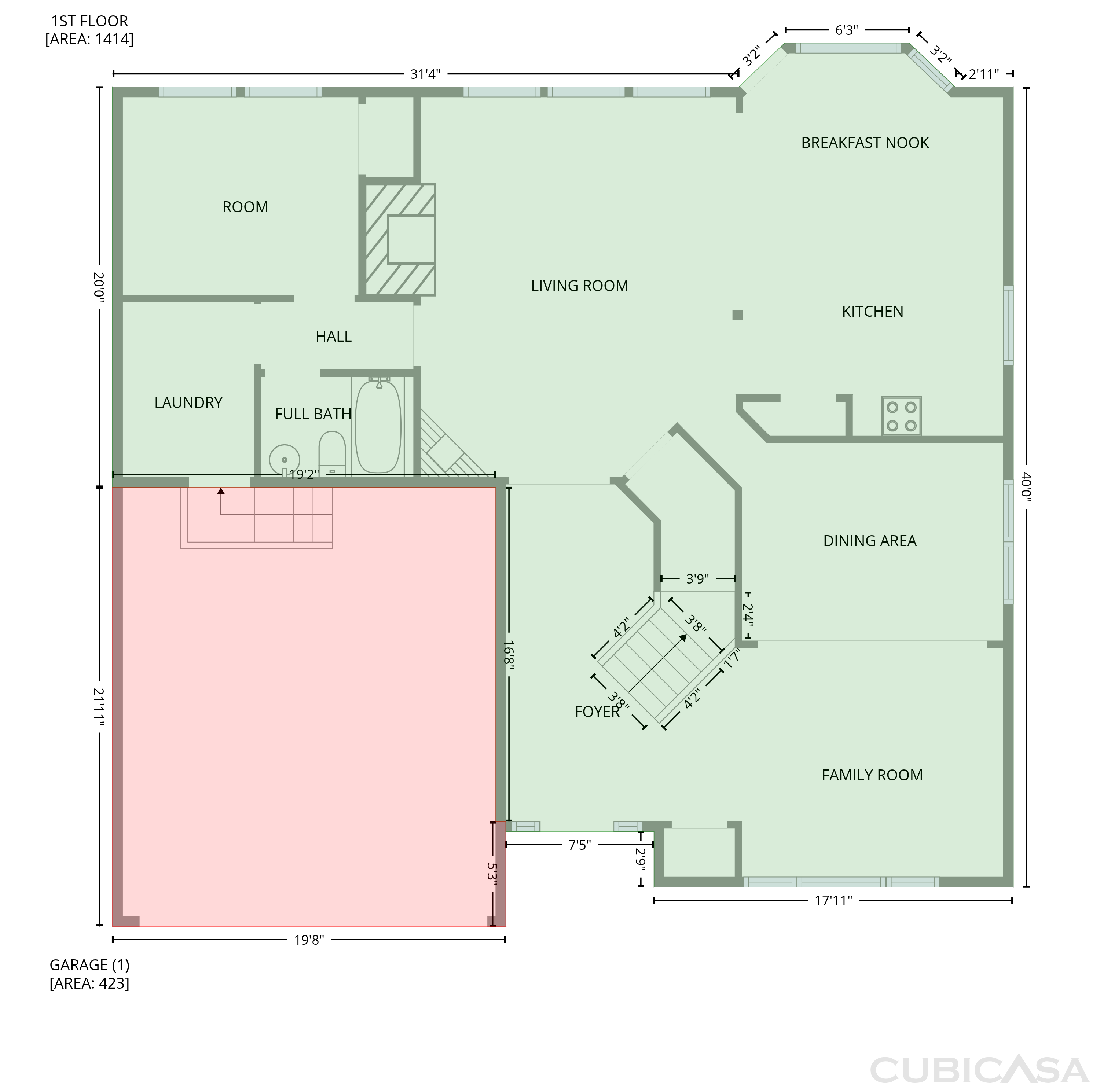 Main Floor of 1487 Big Leaf Loop, Apex, NC