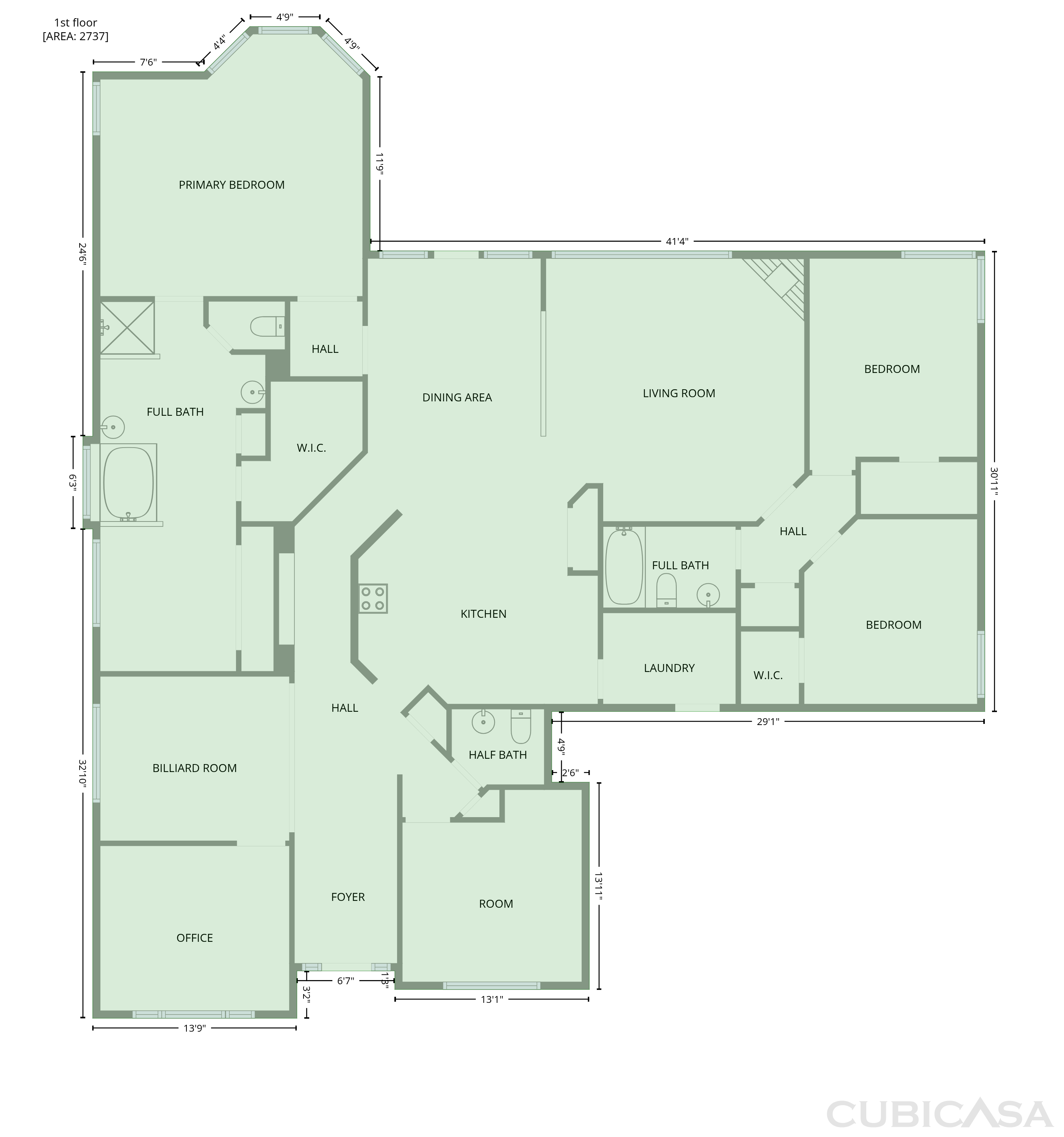 Main Floor of 117 Brentwood Dr, Georgetown, TX