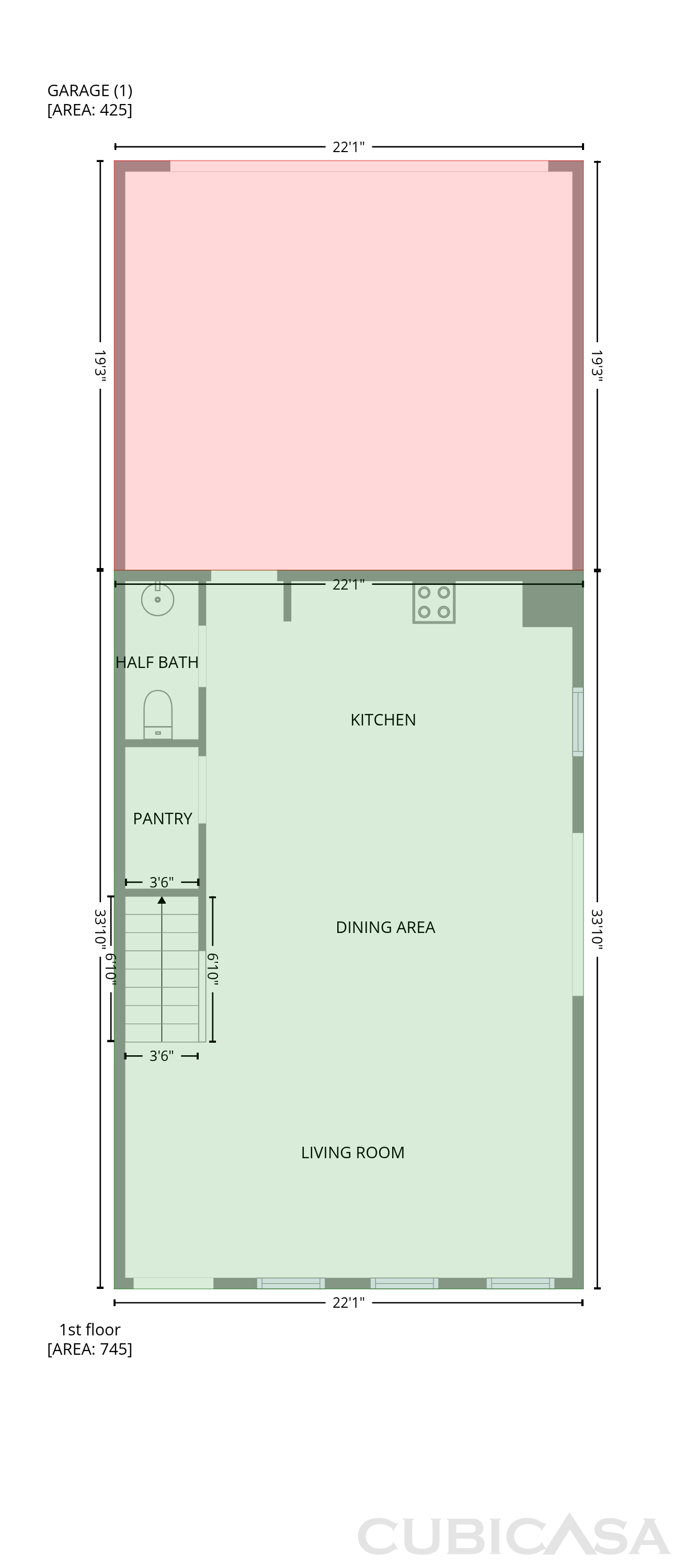Main Floor of 7730 W Giles Rd, Phoenix, AZ