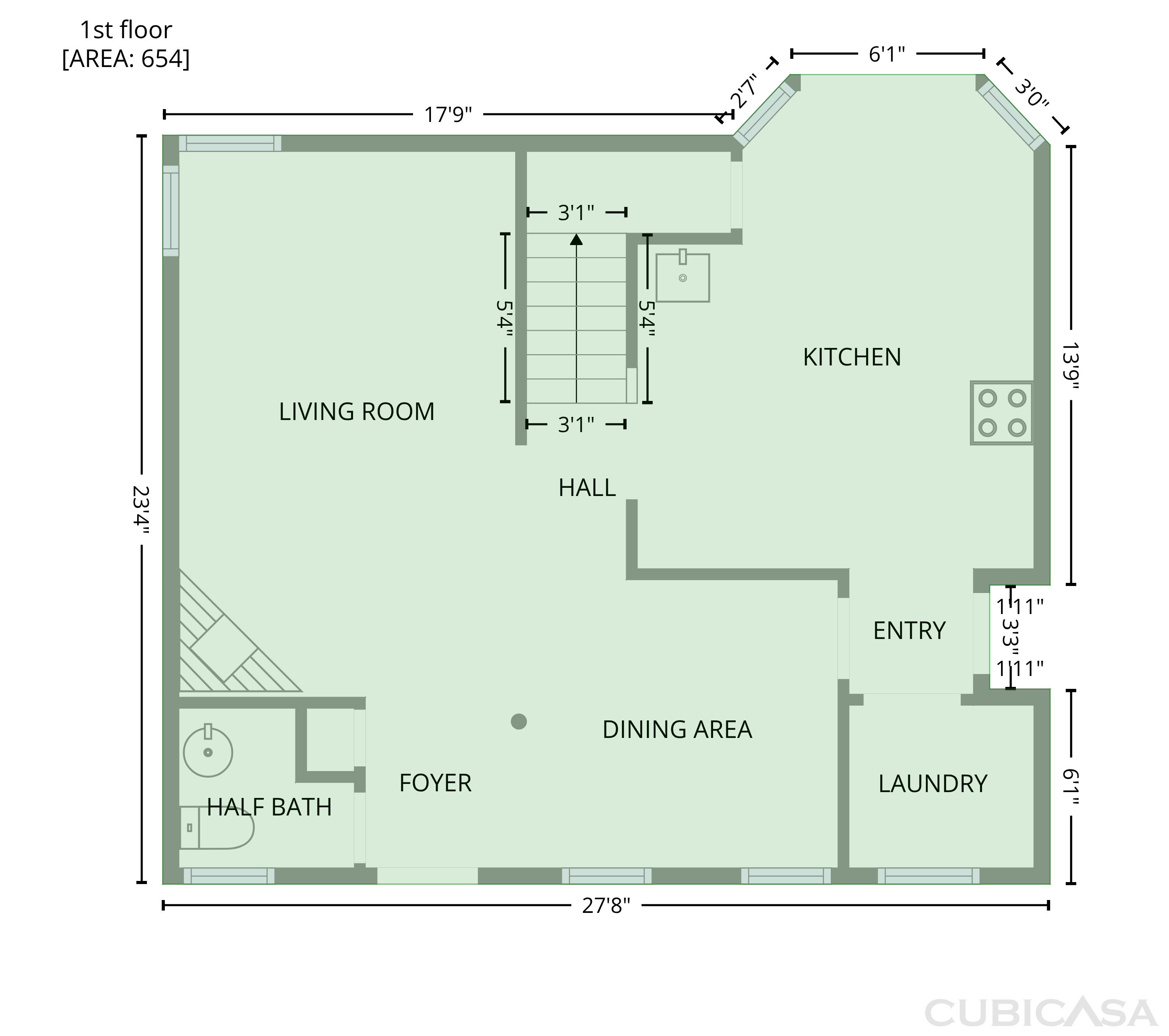 Main Floor of 303 Bradford Ln, Columbia, SC