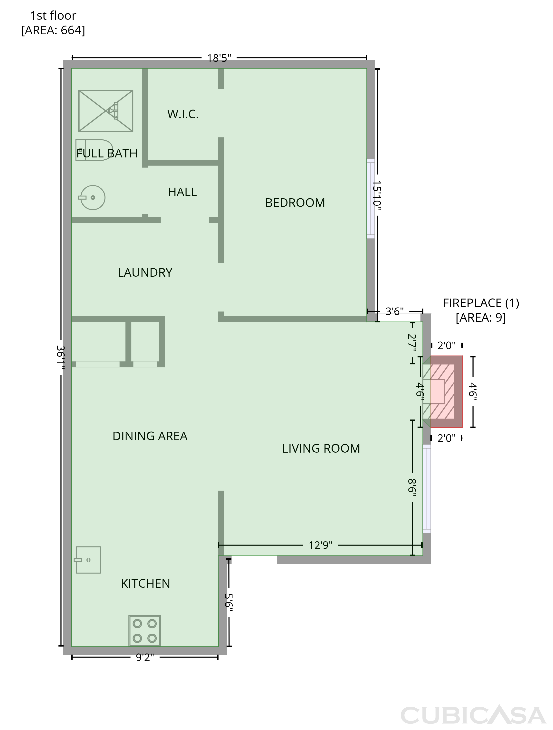 Main Floor of 1701 E Katie Ave, Las Vegas, NV