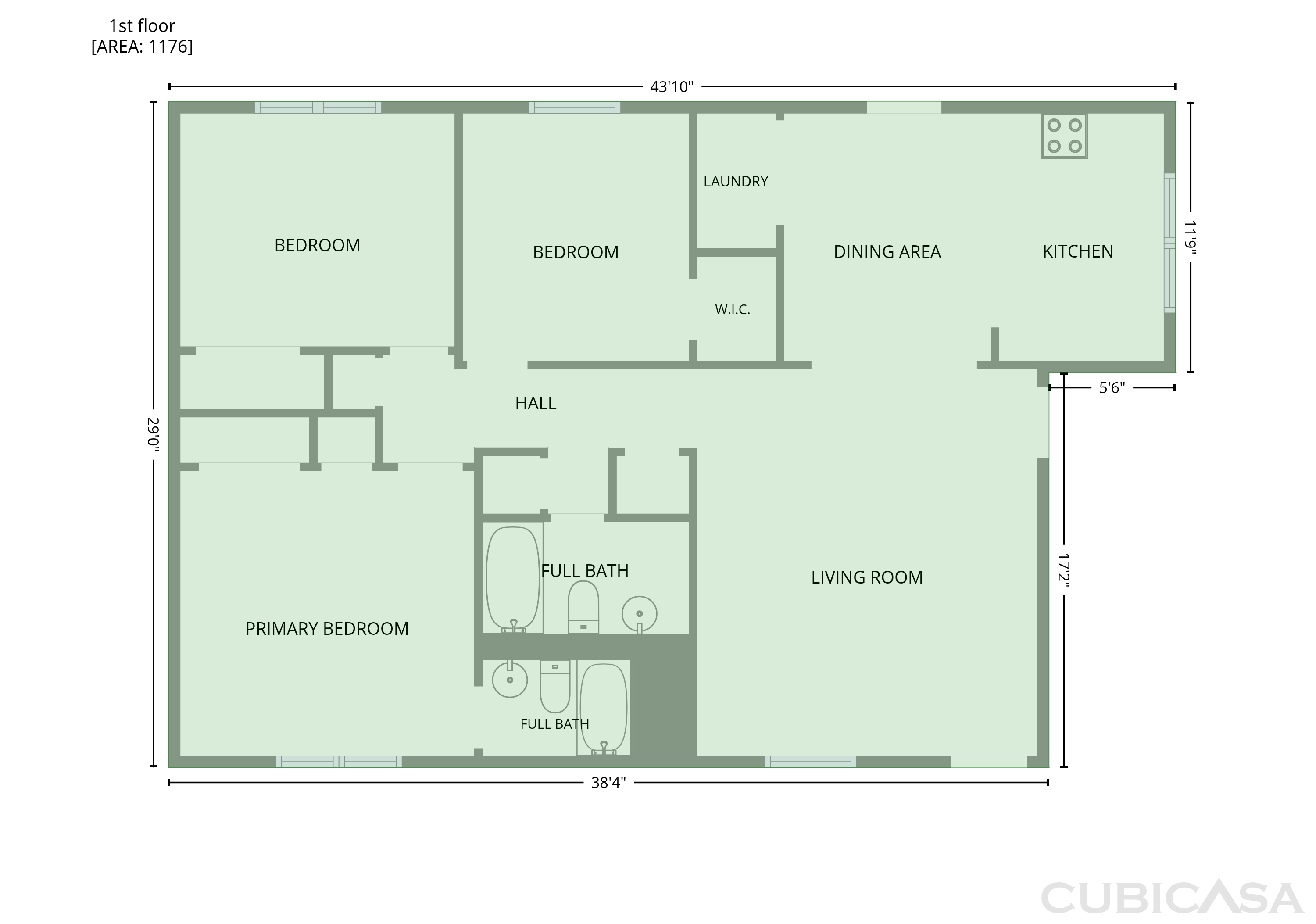 Main Floor of 338 Buffalo Creek Dr, Toney, AL