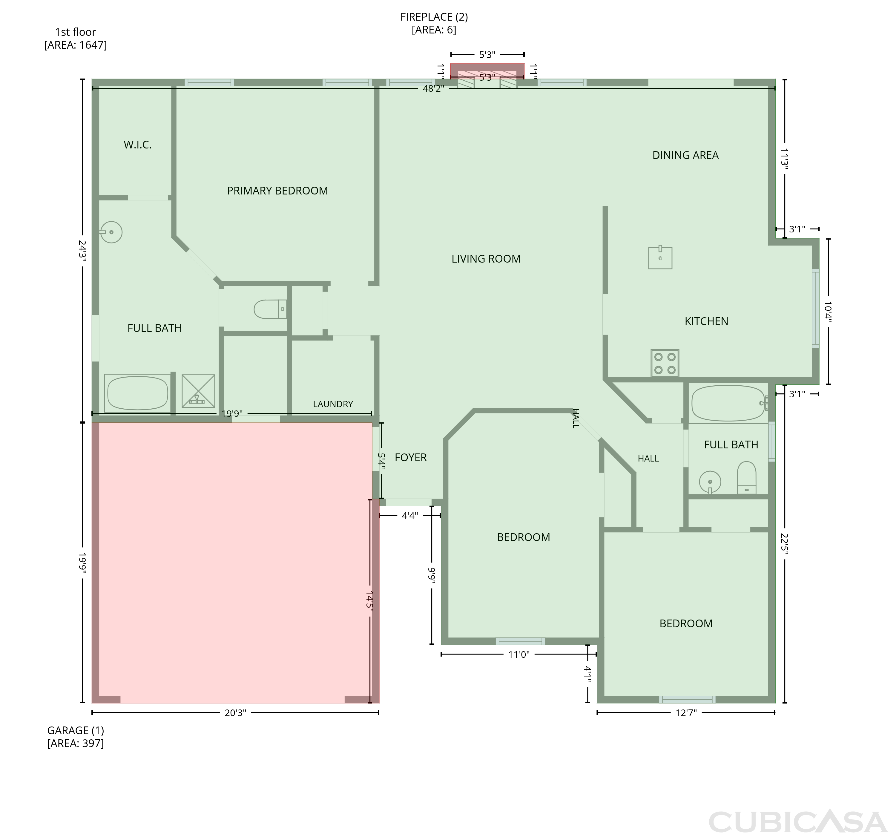 Main Floor of 2119 Crystal Lake Dr, Lawrenceville, GA