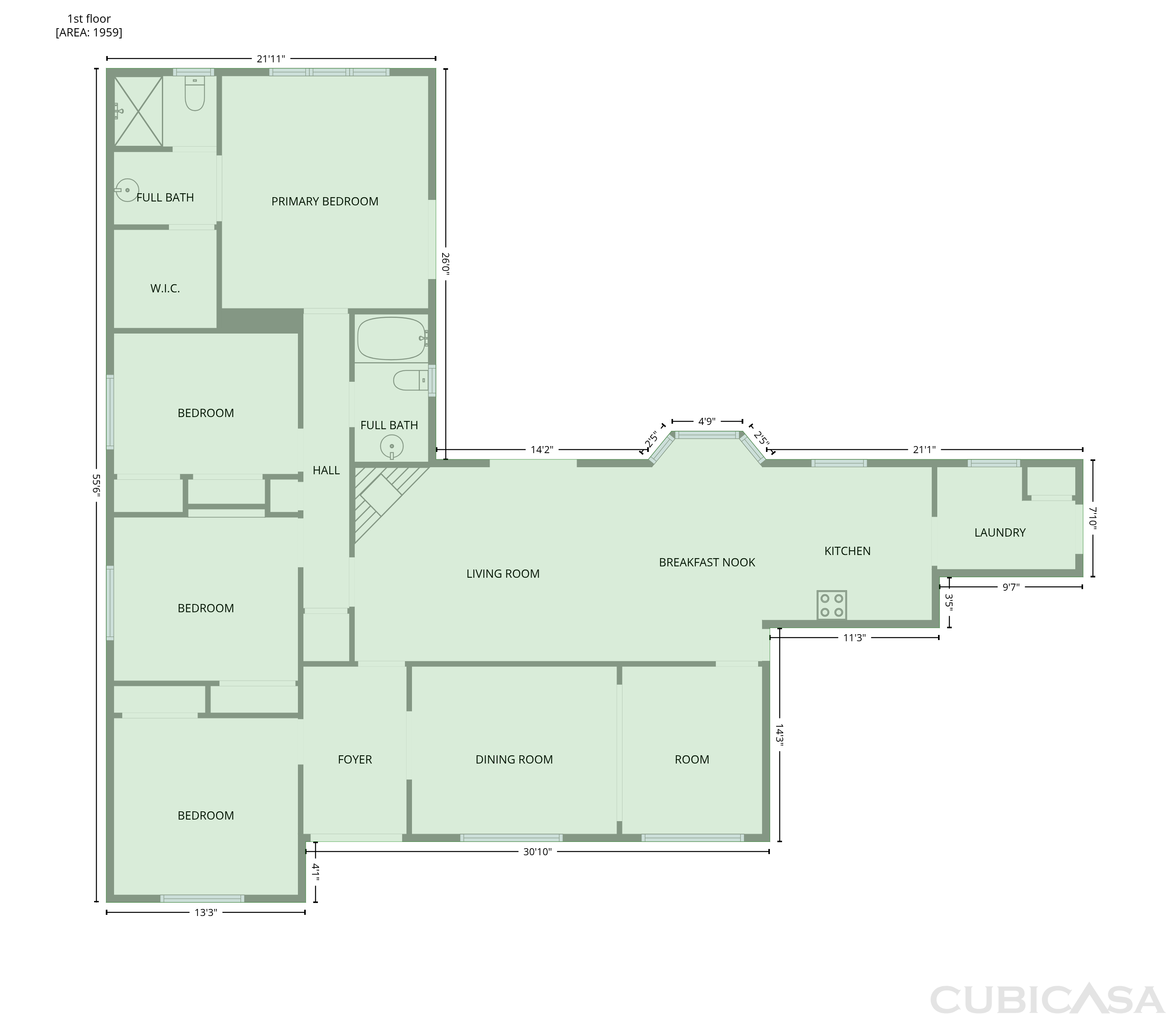 Main Floor of 606 Gulfstream Trl S, Orange Park, FL