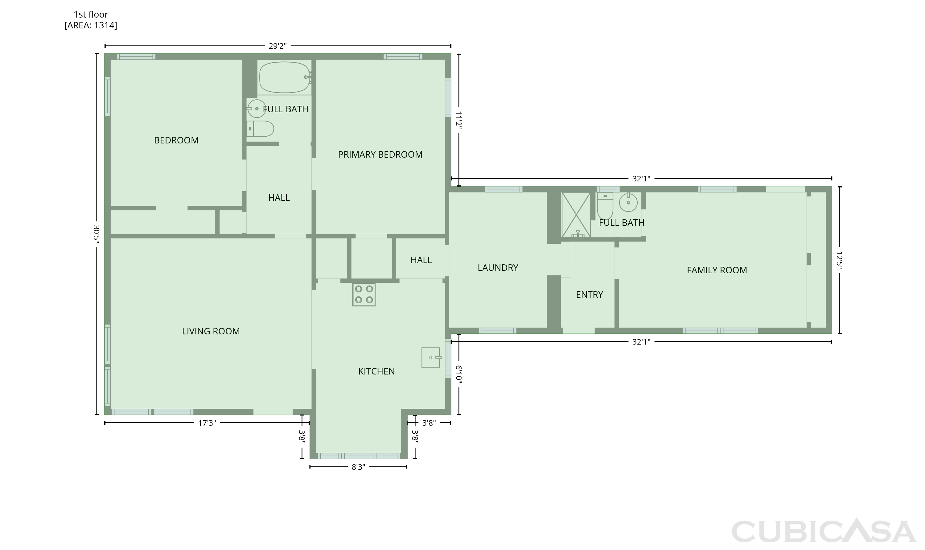 Main Floor of 1401 E 9th St, Anniston, AL