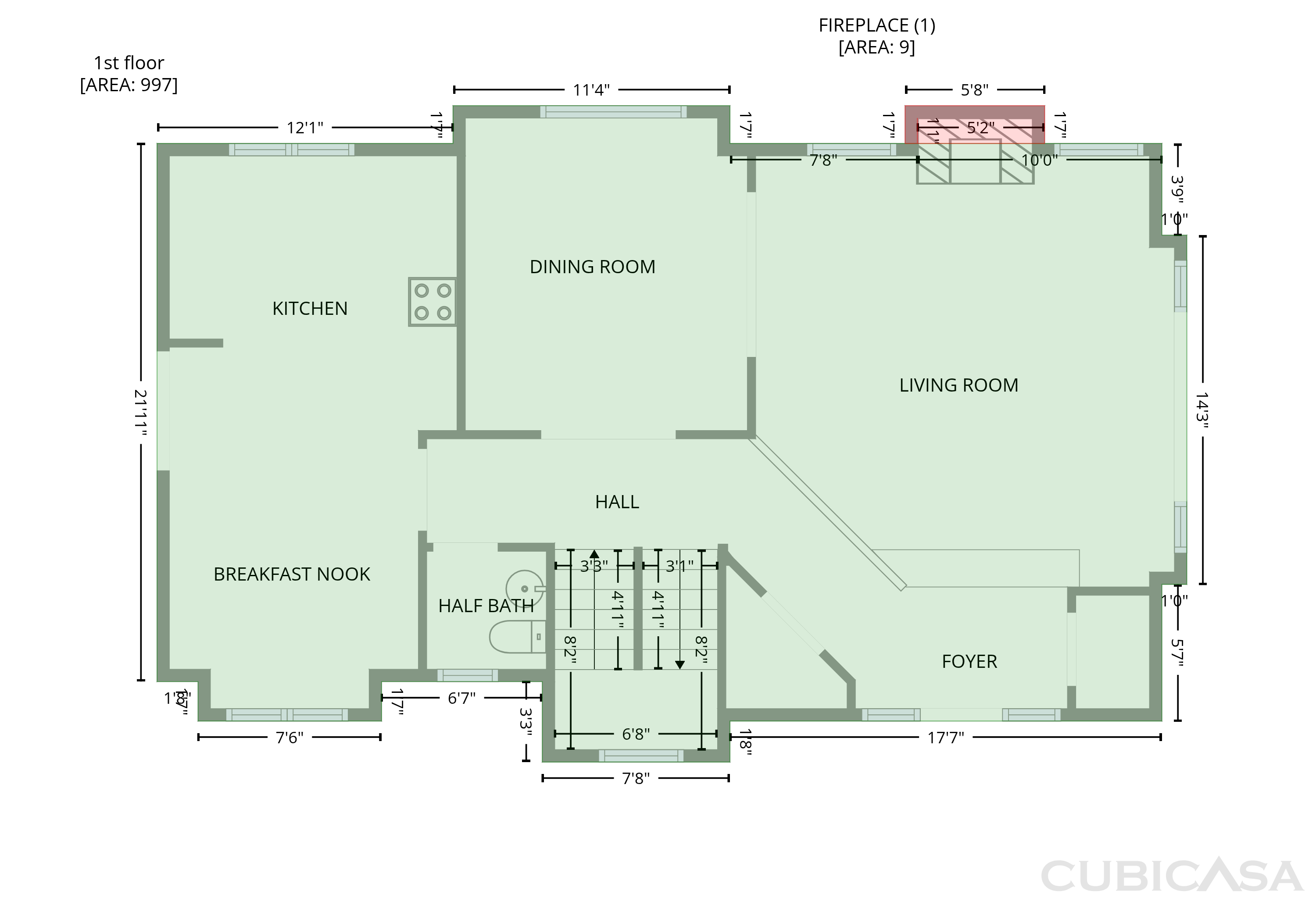 Second Floor of 1821 Monroe Dr NE, Atlanta, GA
