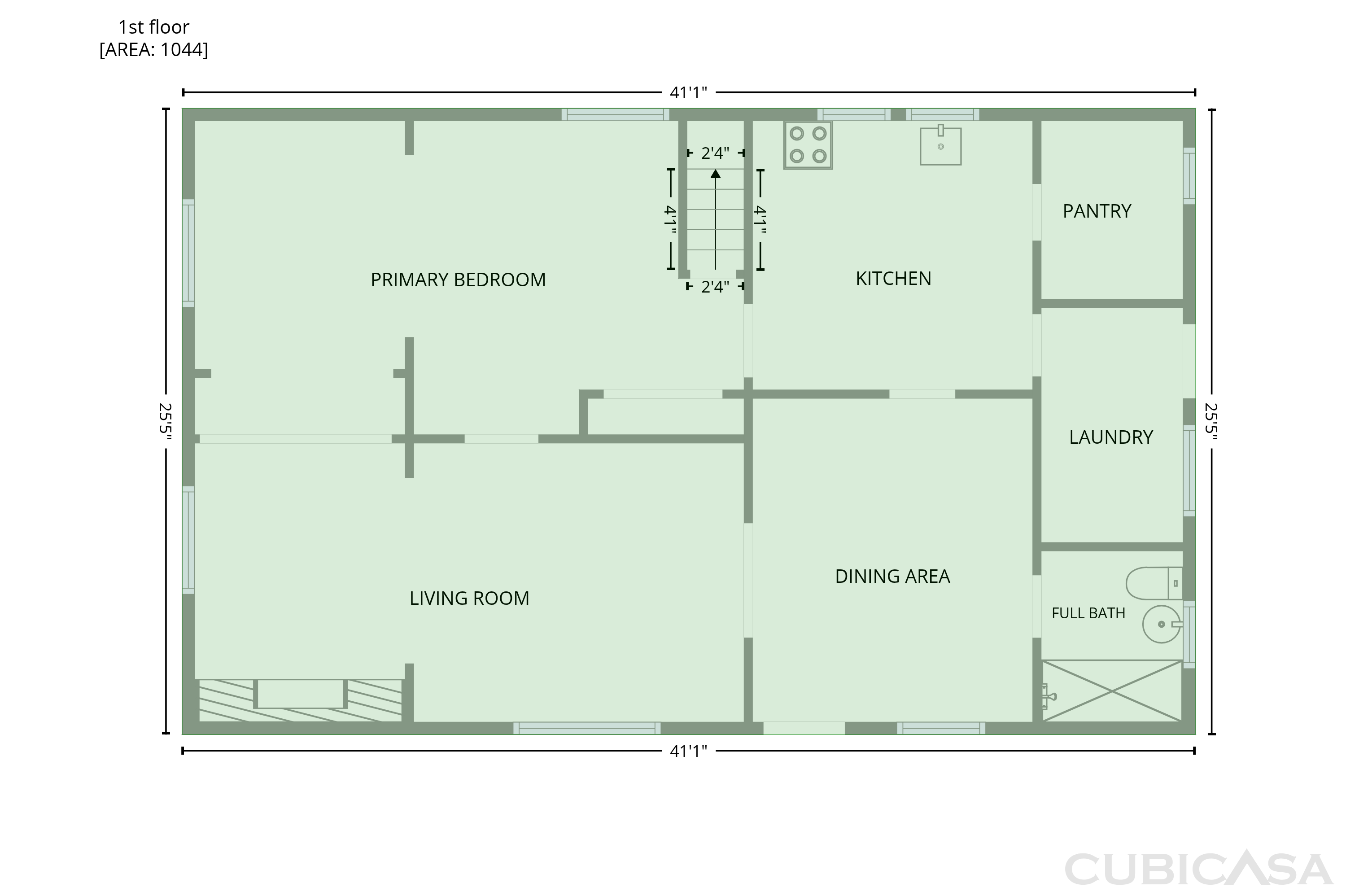 Main Floor of 408 Walker St, Roxboro, NC