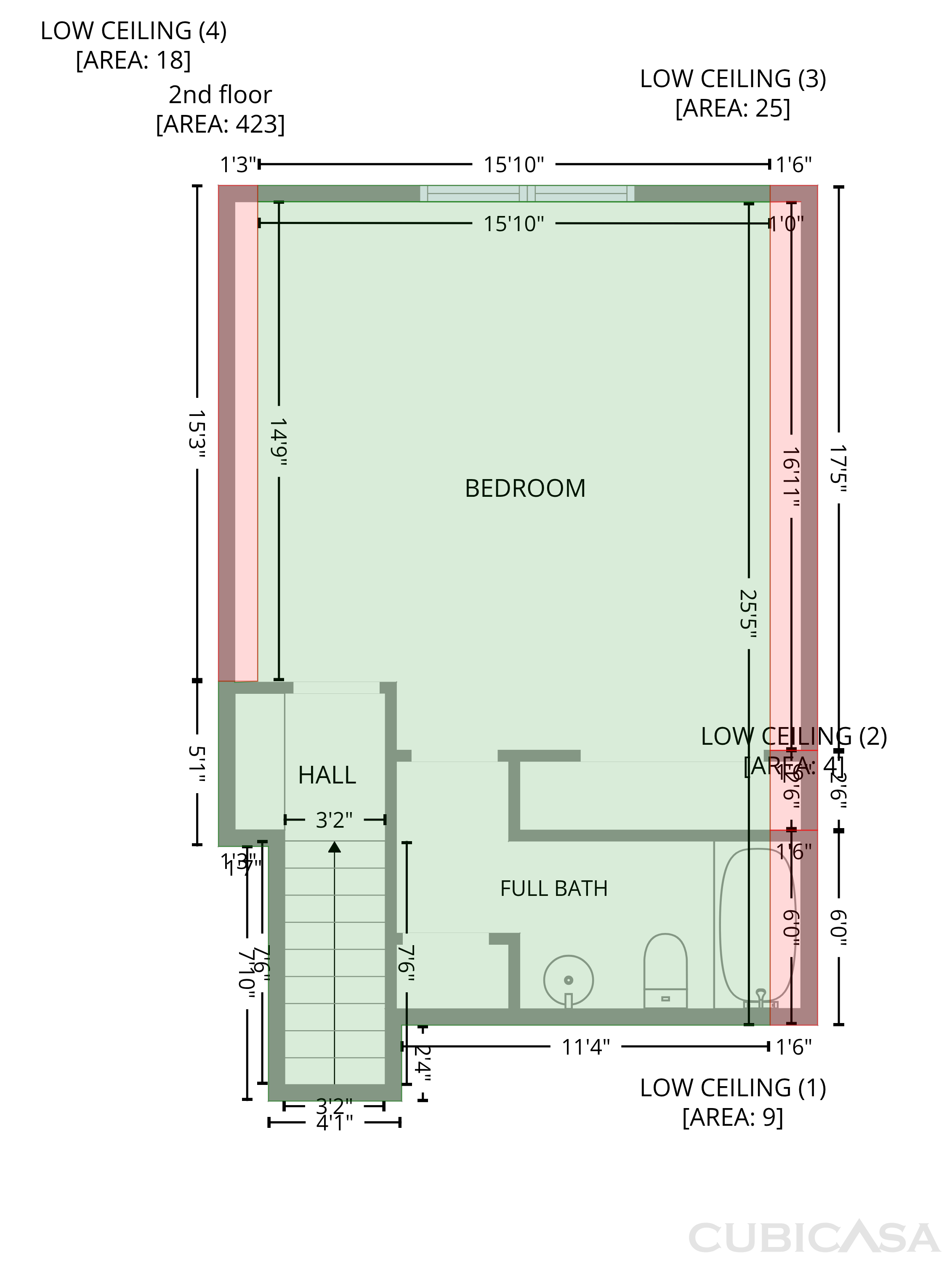 Second Floor of 845 Songbird Dr, Orange Park, FL