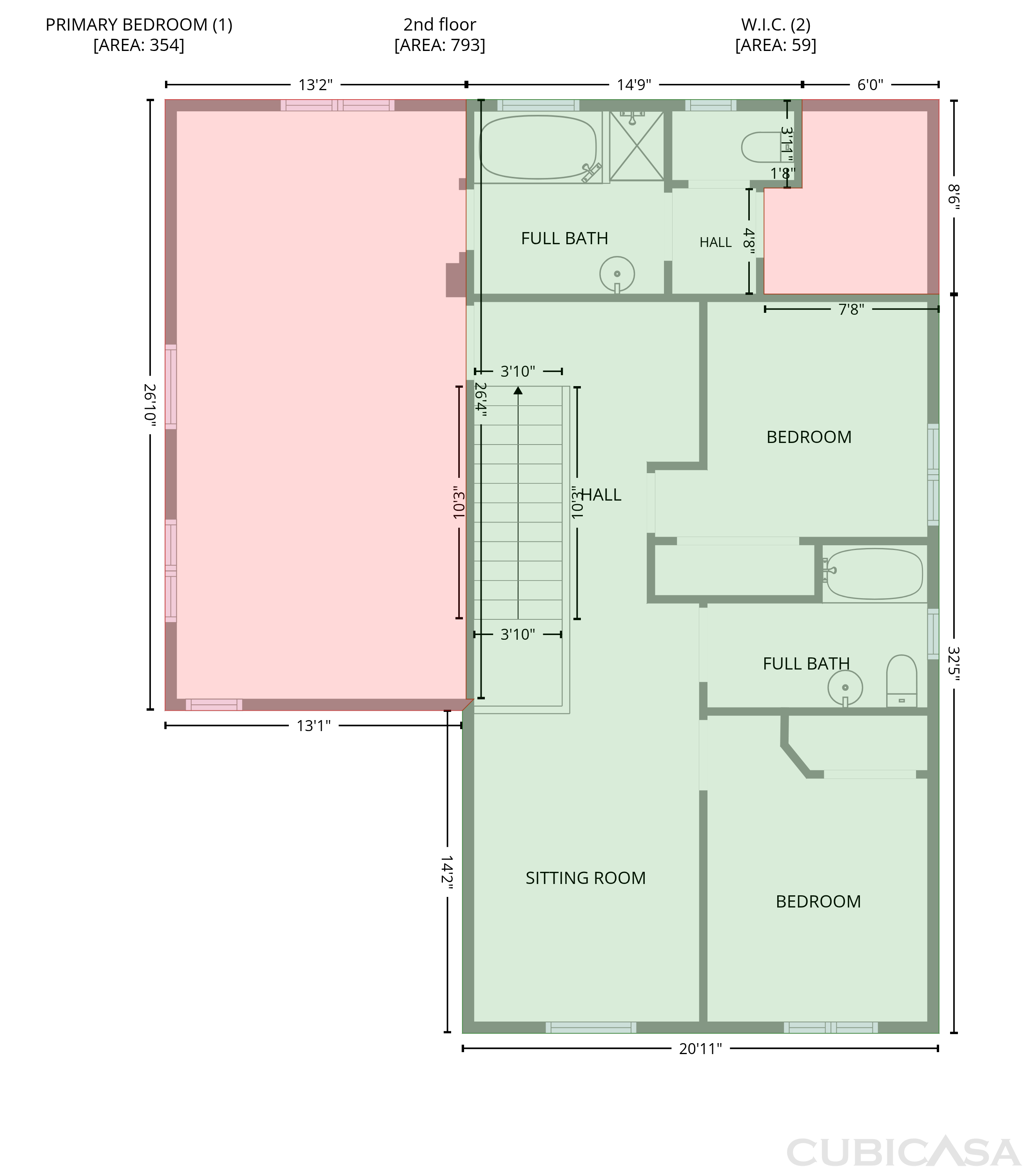 Second Floor of 5124 Bissett Way, Sacramento, CA