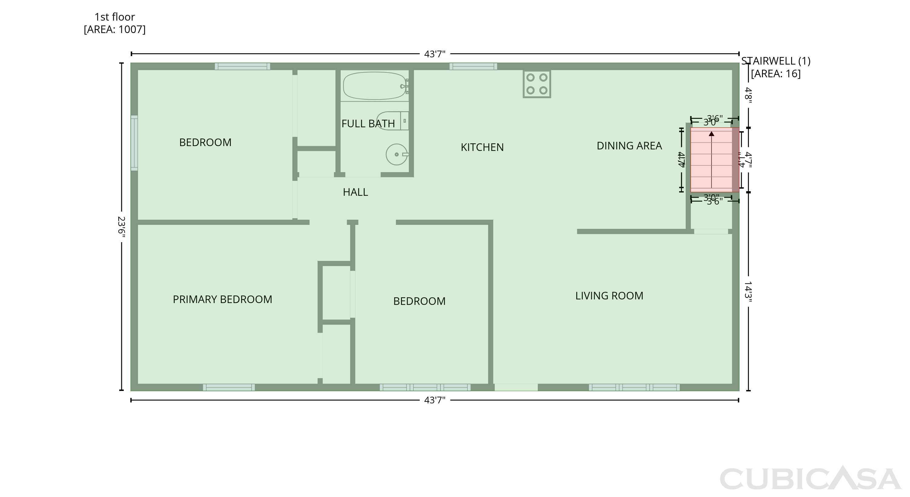 Third Floor of 513 M St, Oakland, MD