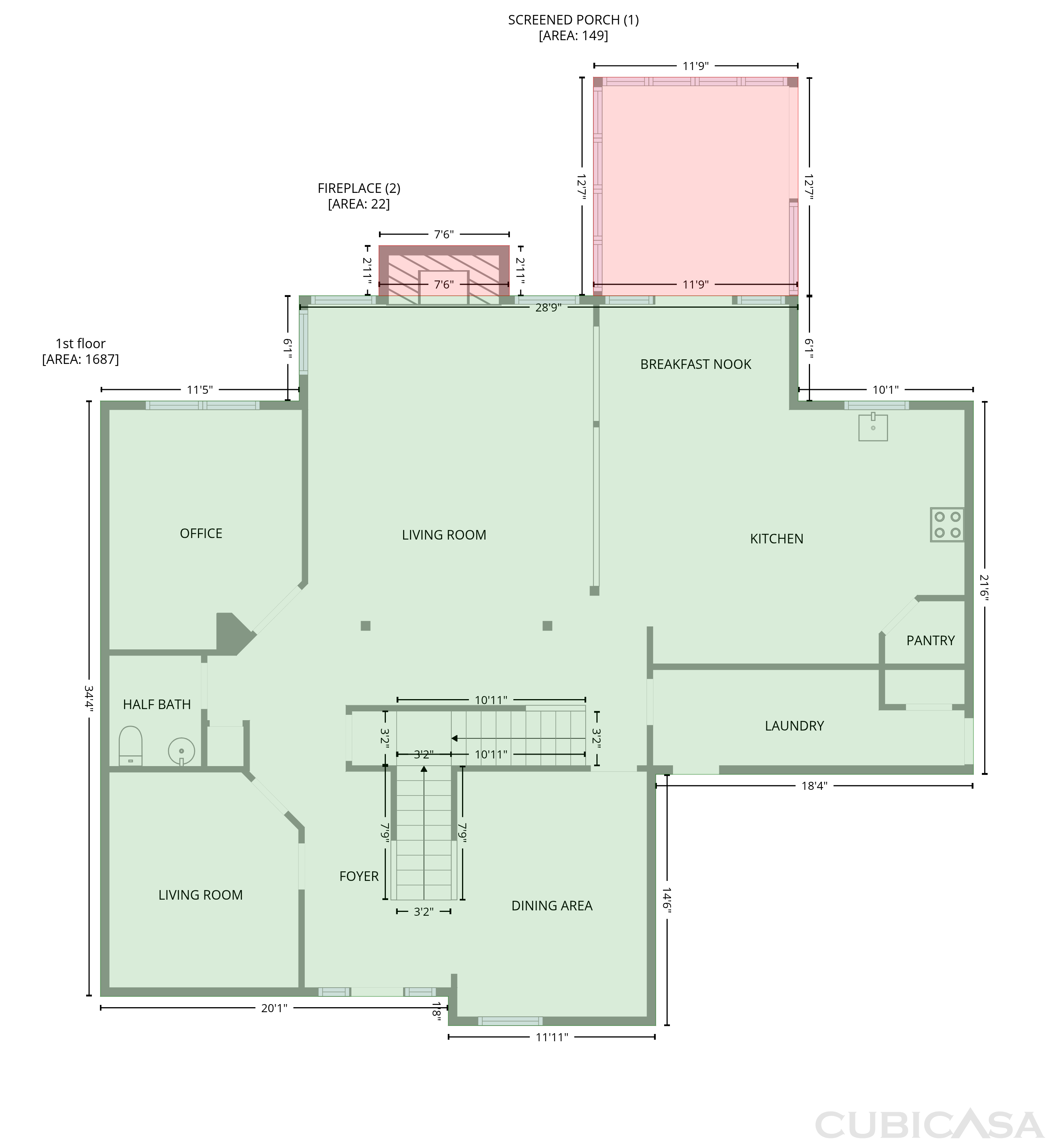 Main Floor of 426 Heatherwood Dr, Oswego, IL