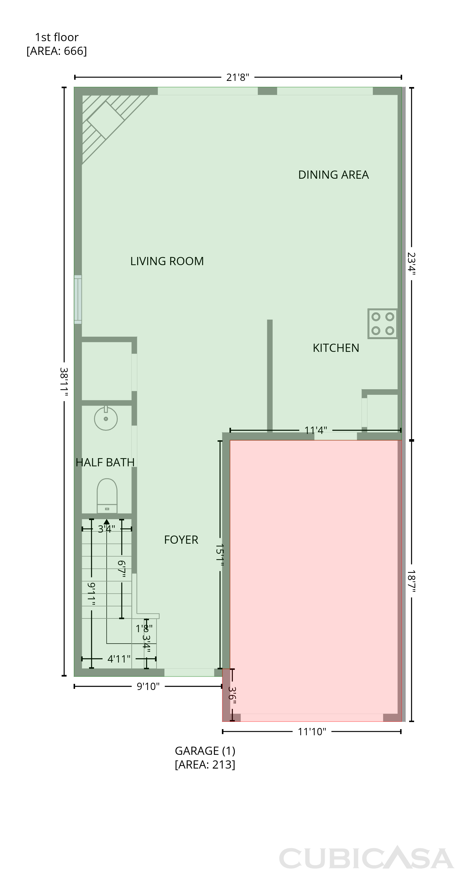 Main Floor of 465 Lantern Wood Dr, Scottdale, GA