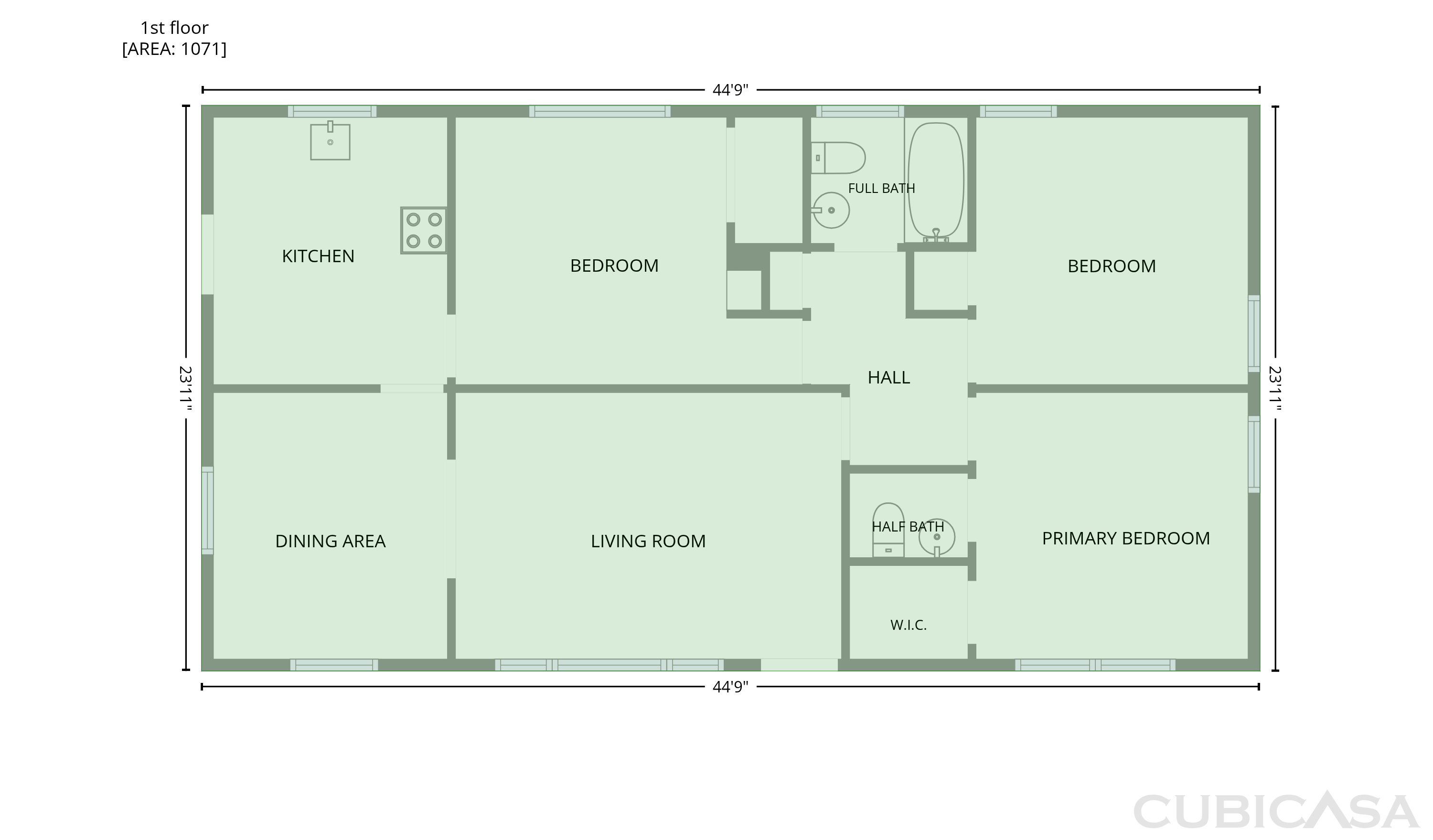 Main Floor of 3673 Canadian Way, Tucker, GA