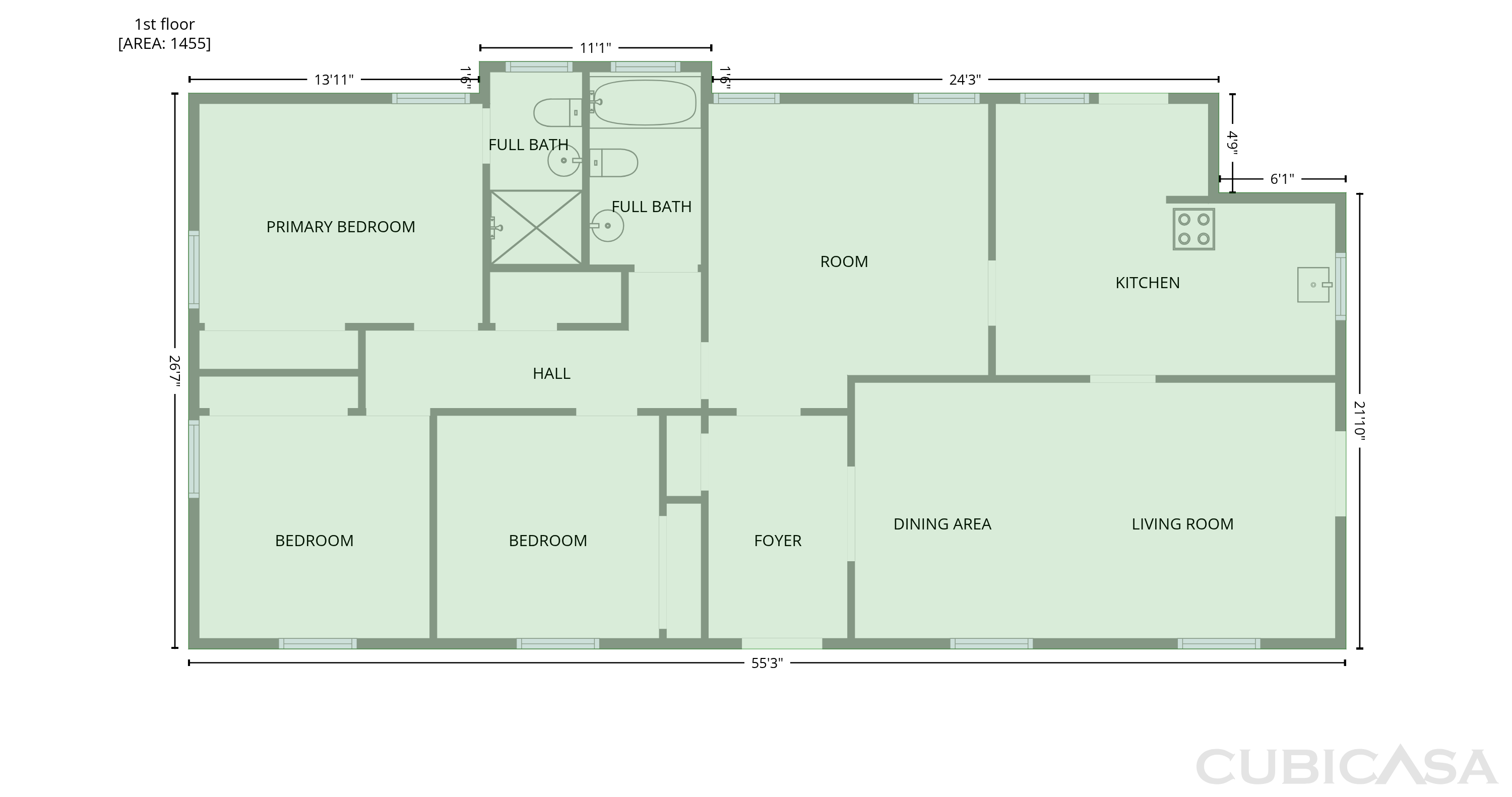 Main Floor of 927 Greenlawn Dr, Columbia, SC
