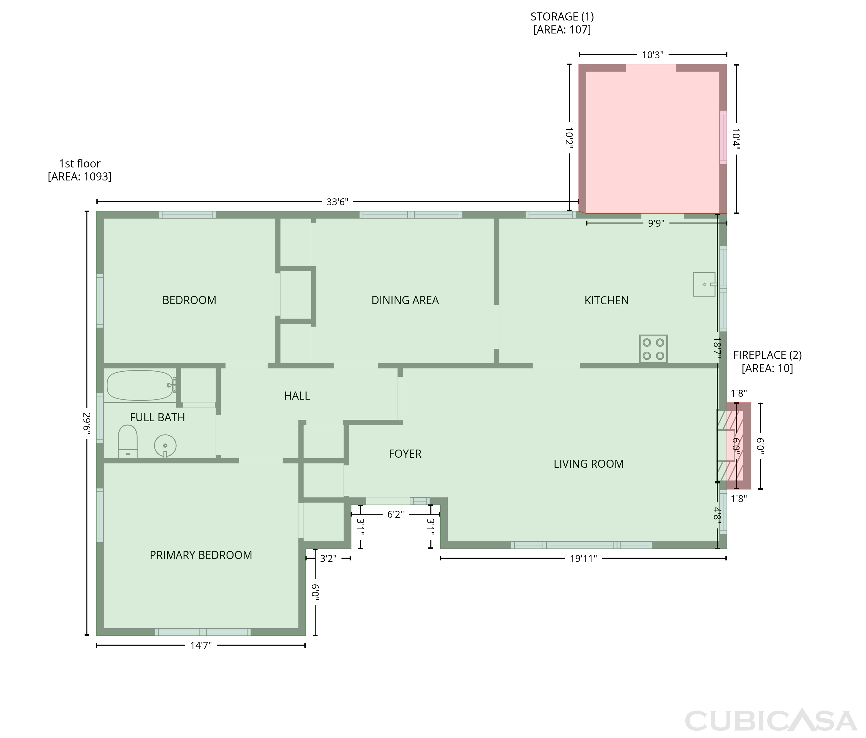 Main Floor of 1937 Beckley Dr, Columbia, SC