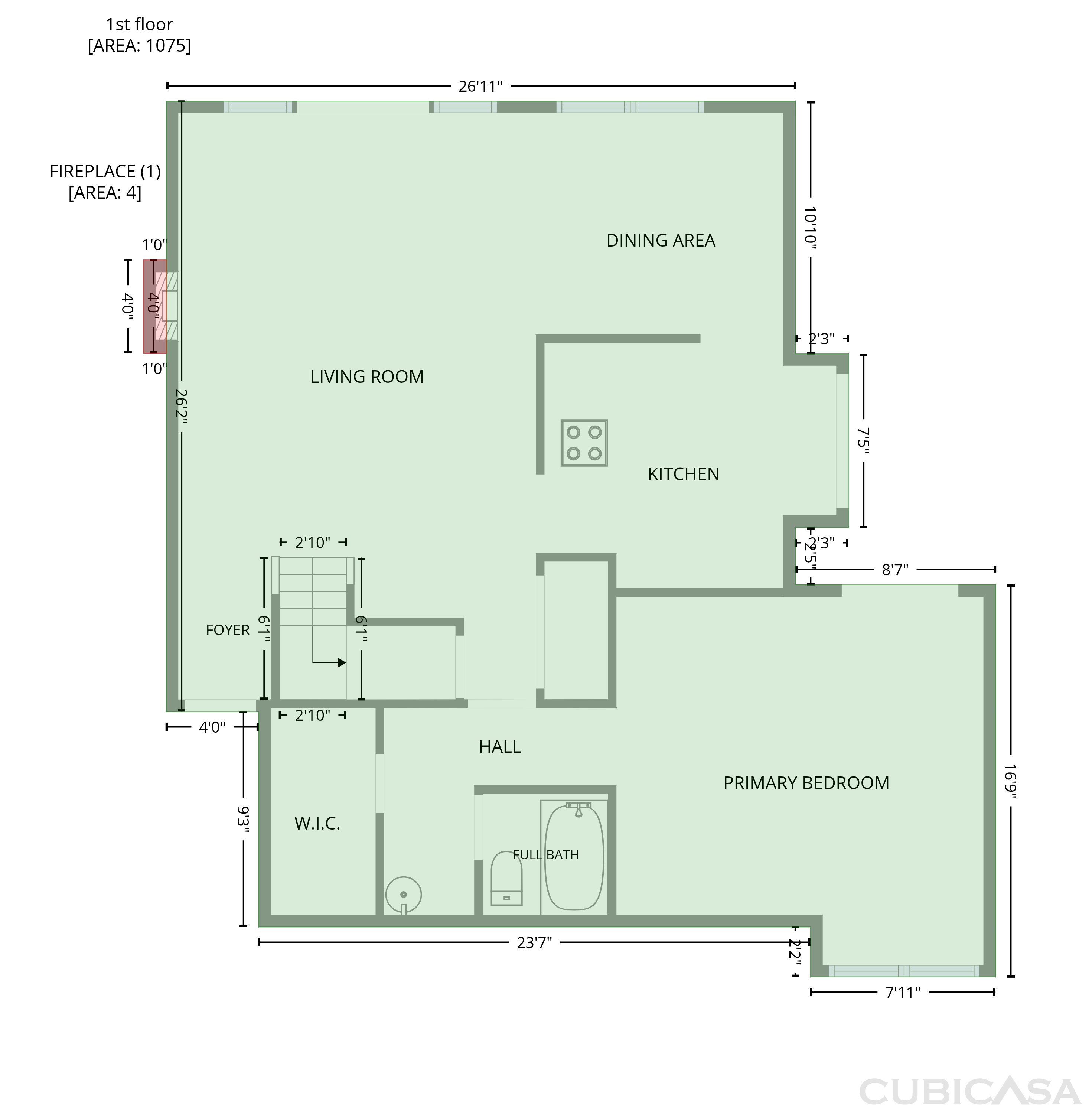 Main Floor of 101 Maple Hill Ct, Winston-Salem, NC