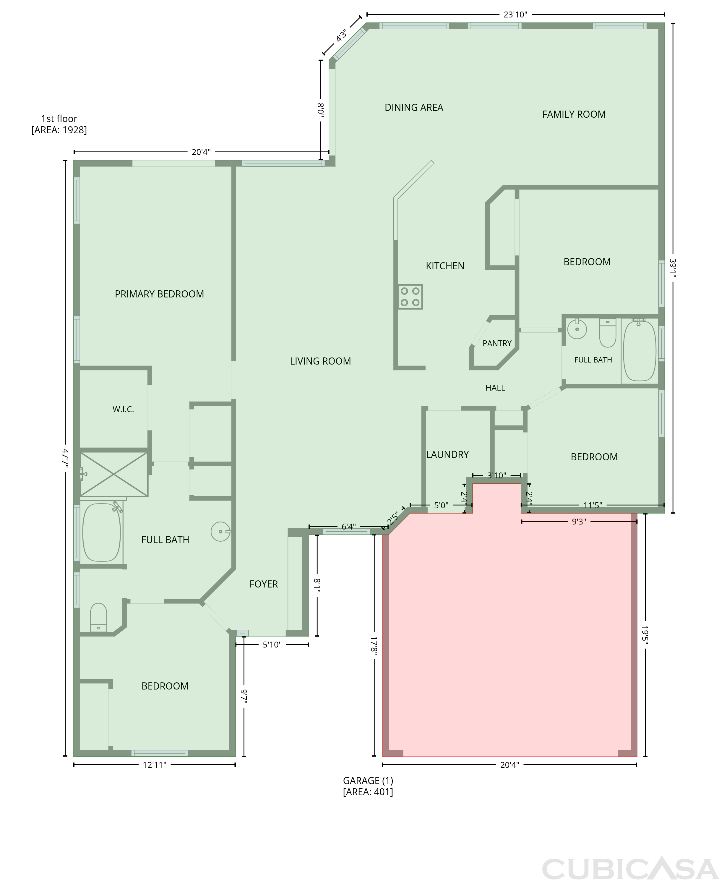 Main Floor of 1619 River Birch Ave, Oviedo, FL
