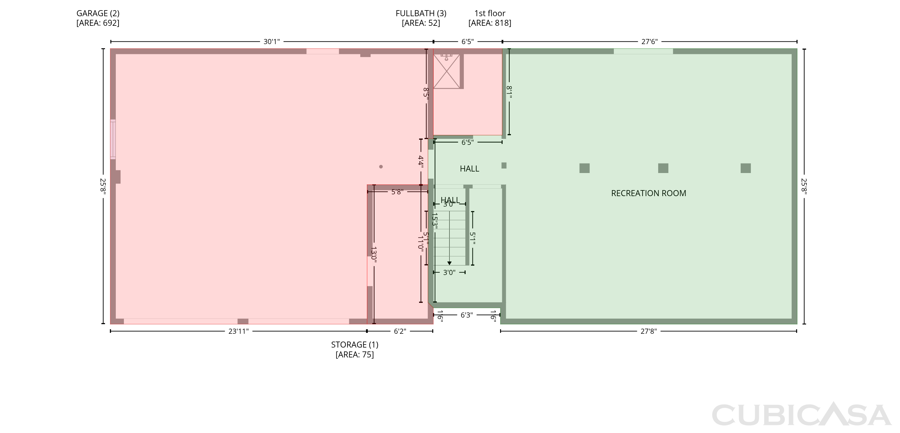 Main Floor of 3115 33rd St SW, Birmingham, AL