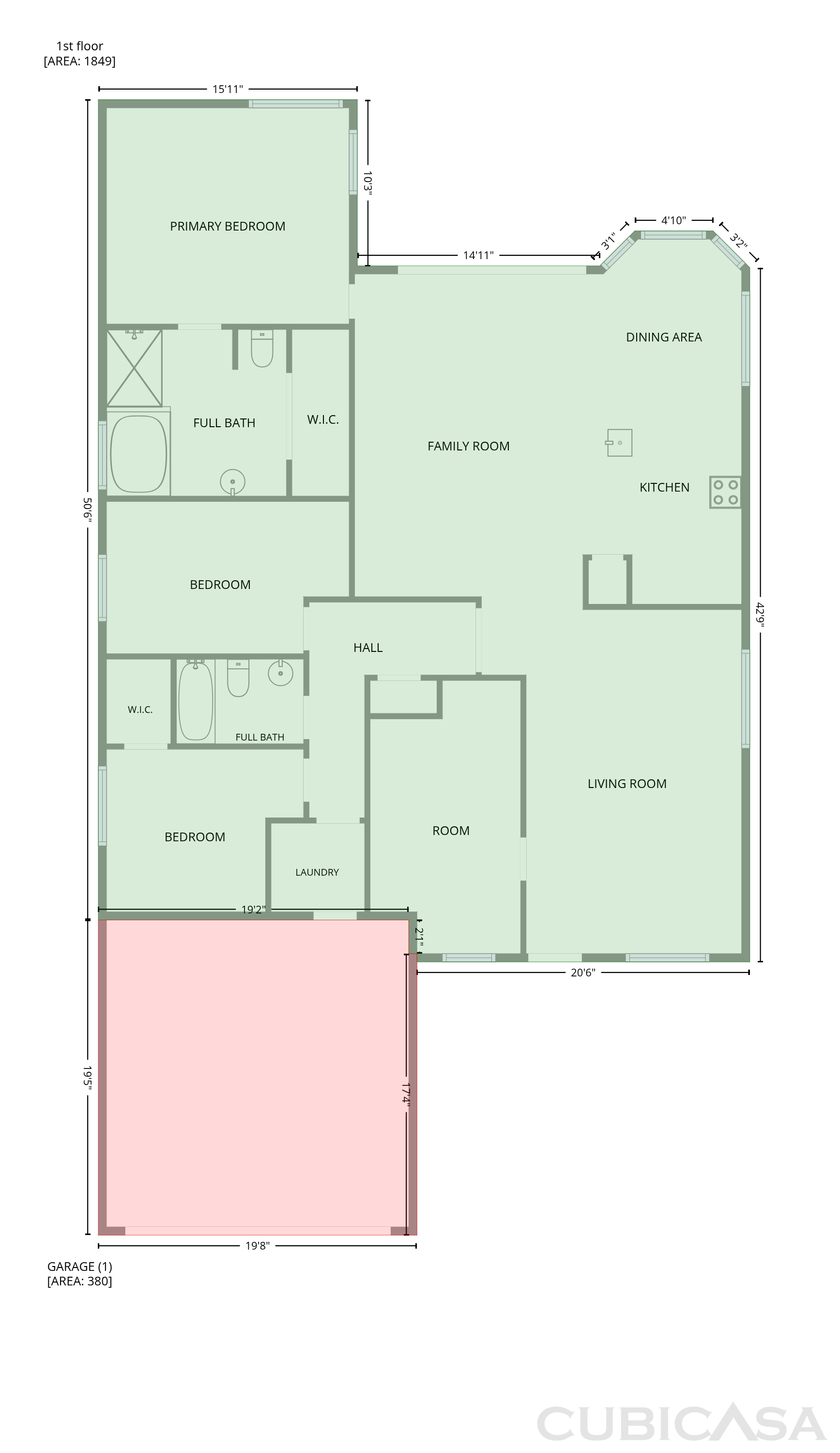 Main Floor of 3549 E Rocky Slope Dr, Phoenix, AZ