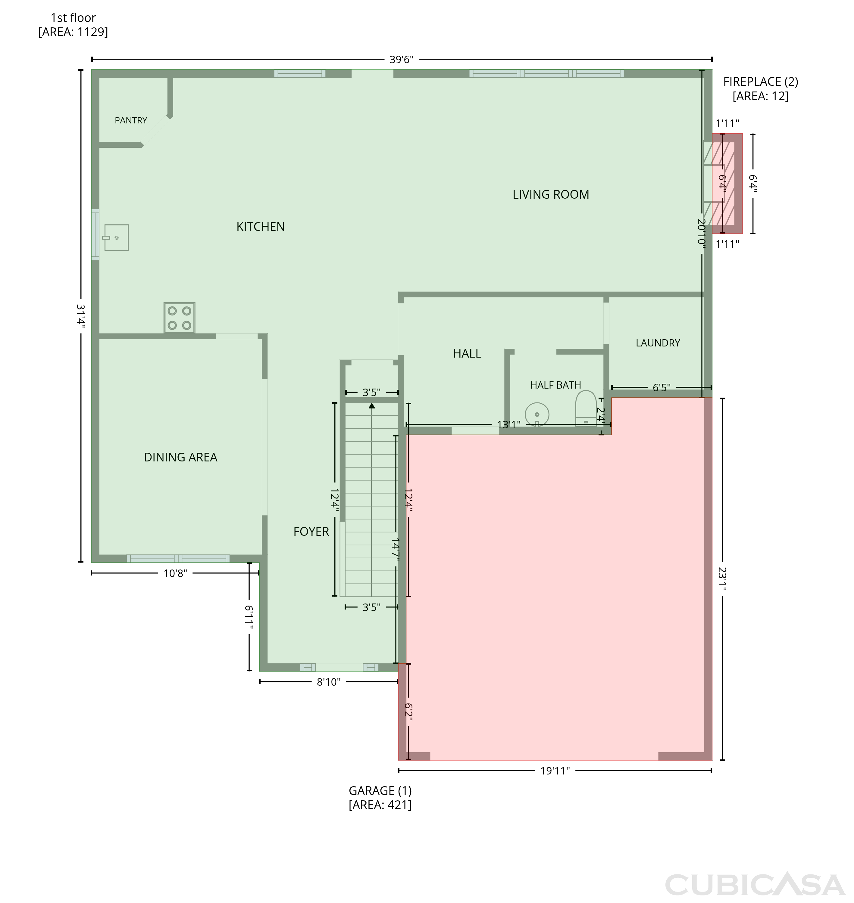 Main Floor of 791 W Glenview Dr, Lenoir City, TN