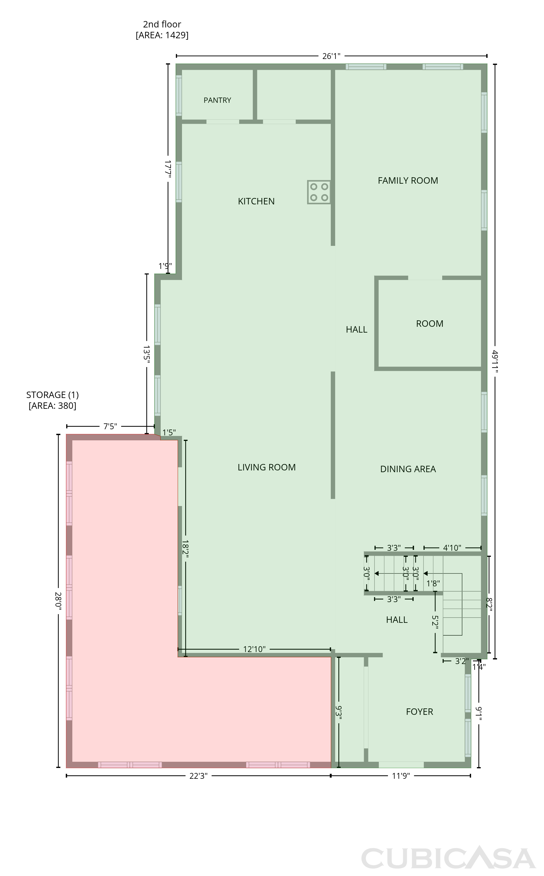 Second Floor of 3501 W Forest Park Ave, Baltimore, MD