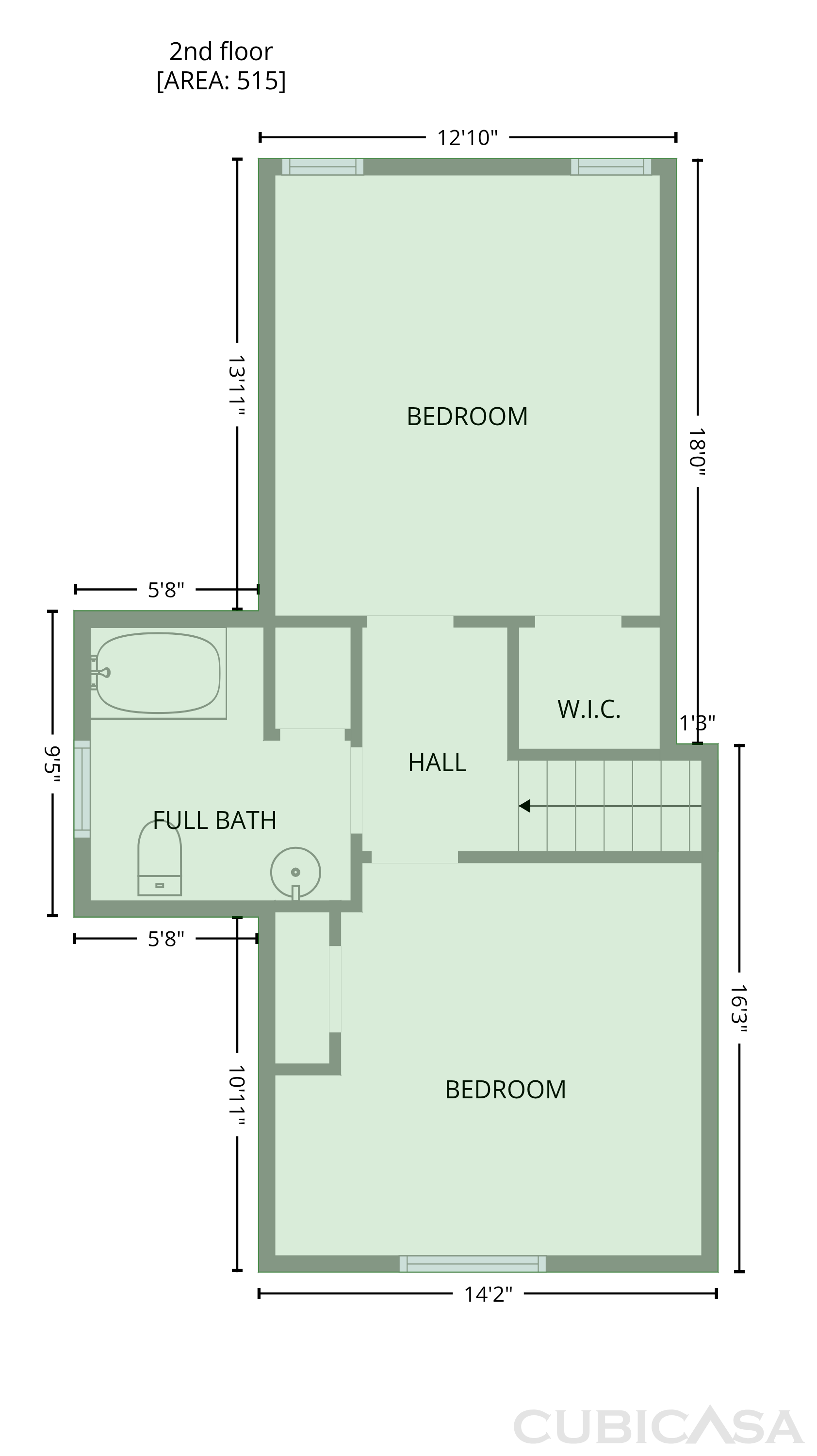 Second Floor of 4706 Pineywood Dr SW, Decatur, AL